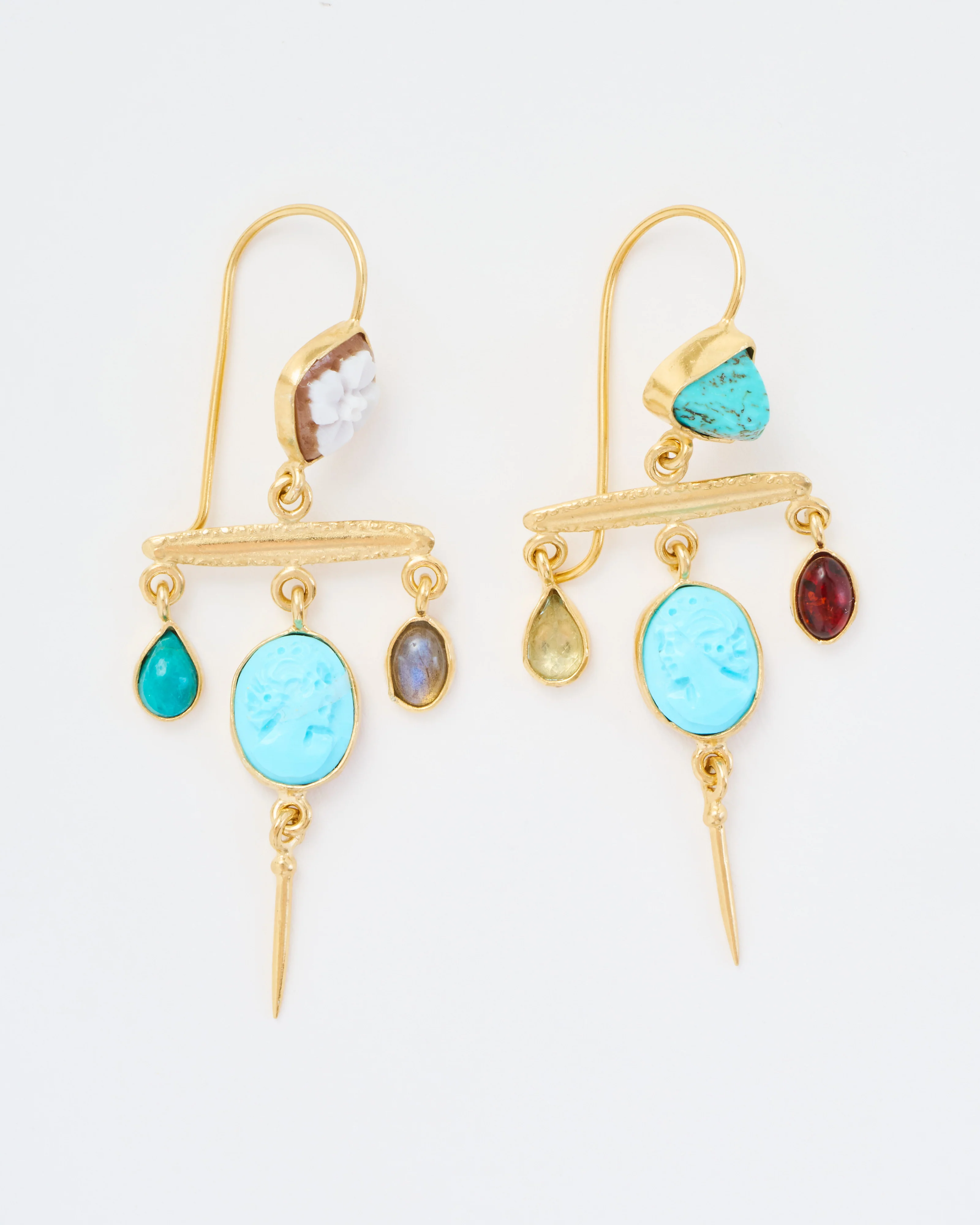 victorian pin drop earrings - Image 5