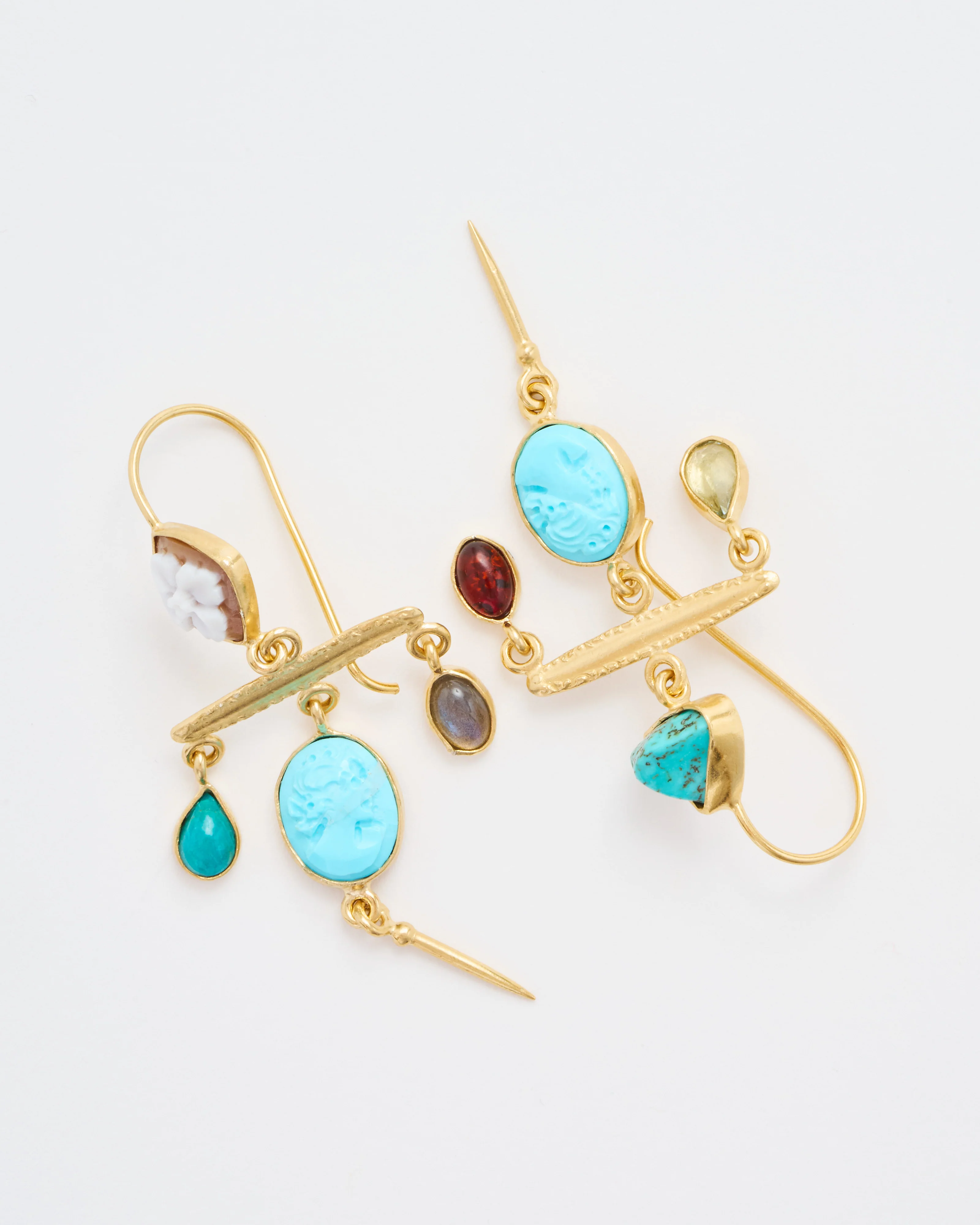 victorian pin drop earrings - Image 6