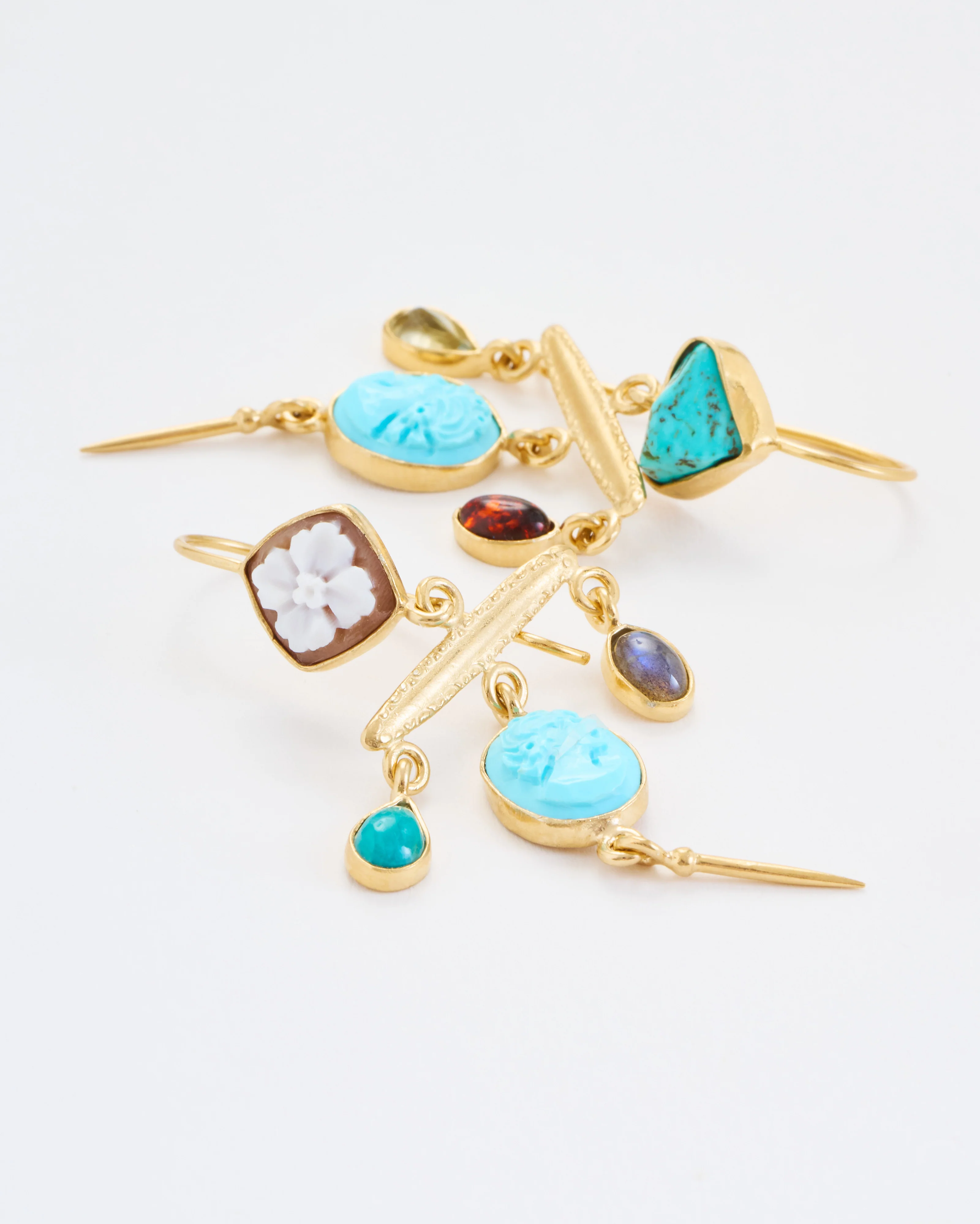 victorian pin drop earrings - Image 7