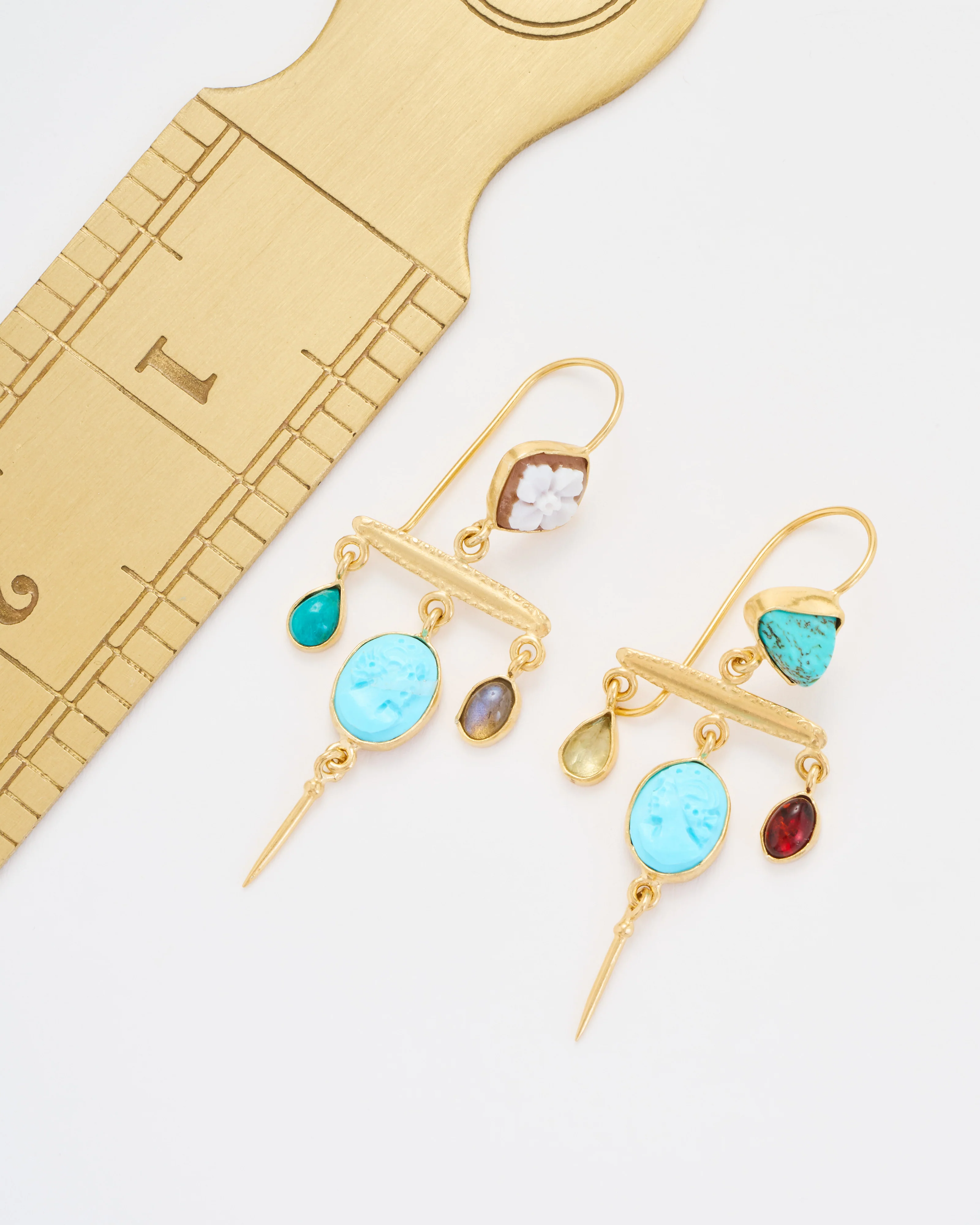 victorian pin drop earrings - Image 8