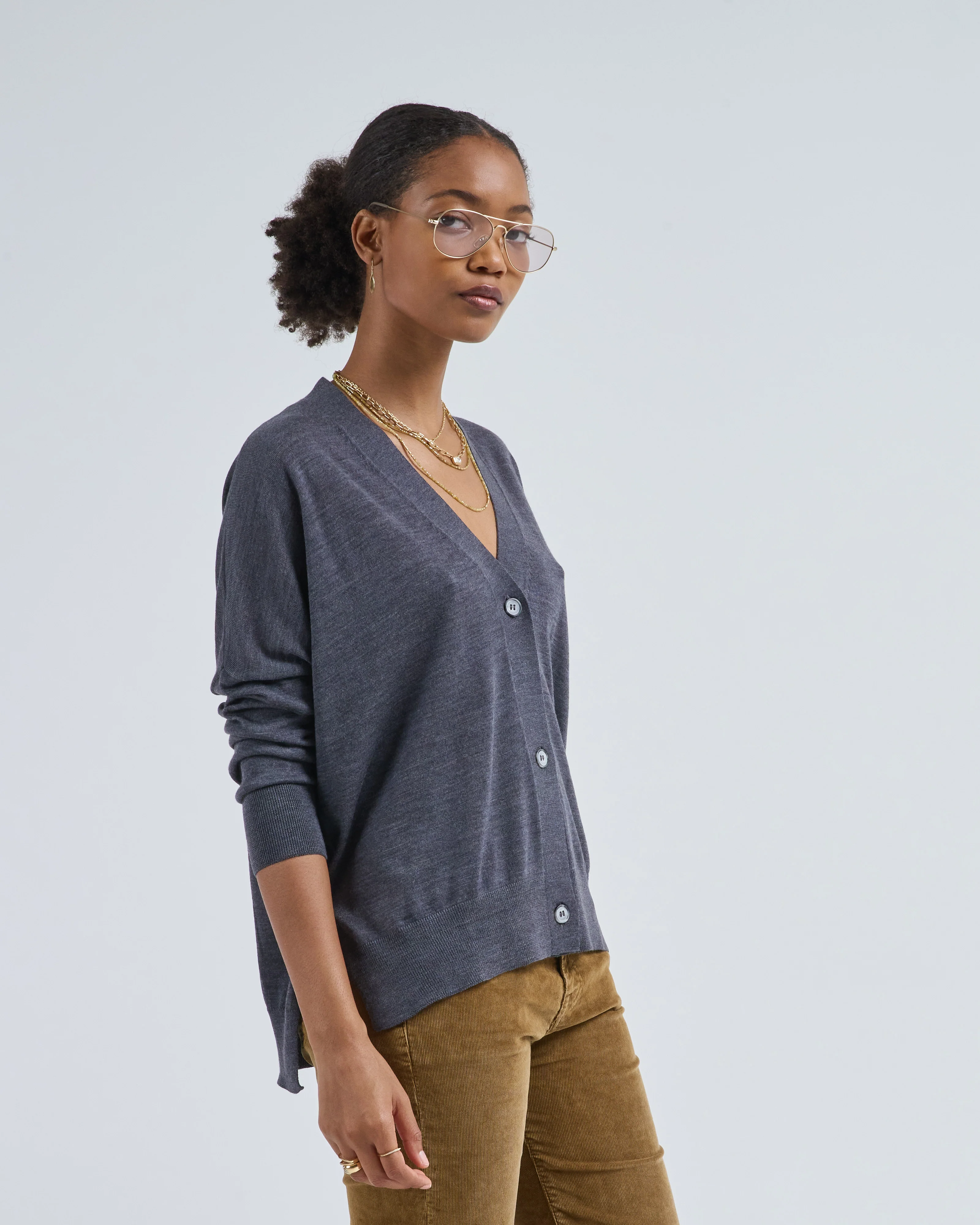 boxy merino cardigan - Image 3