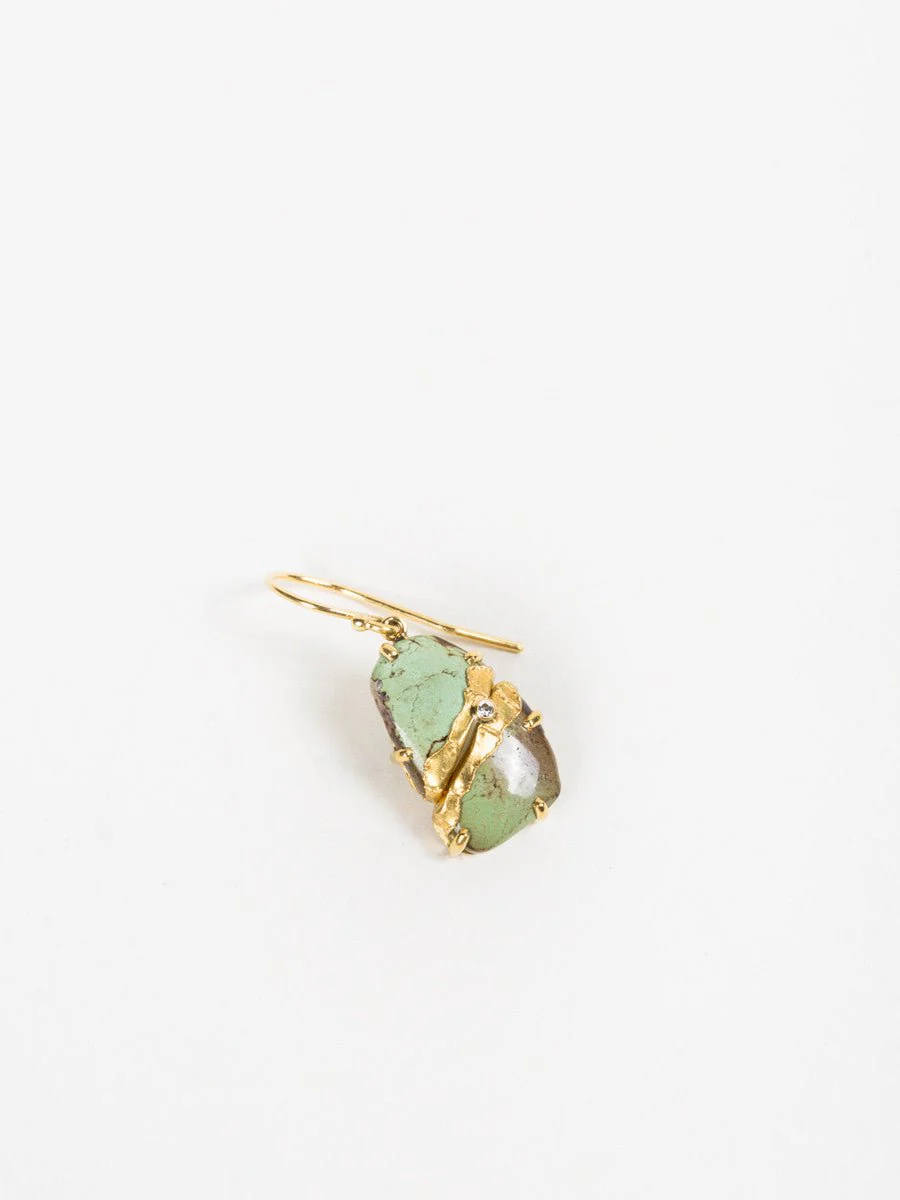 green turquoise earrings - Image 2