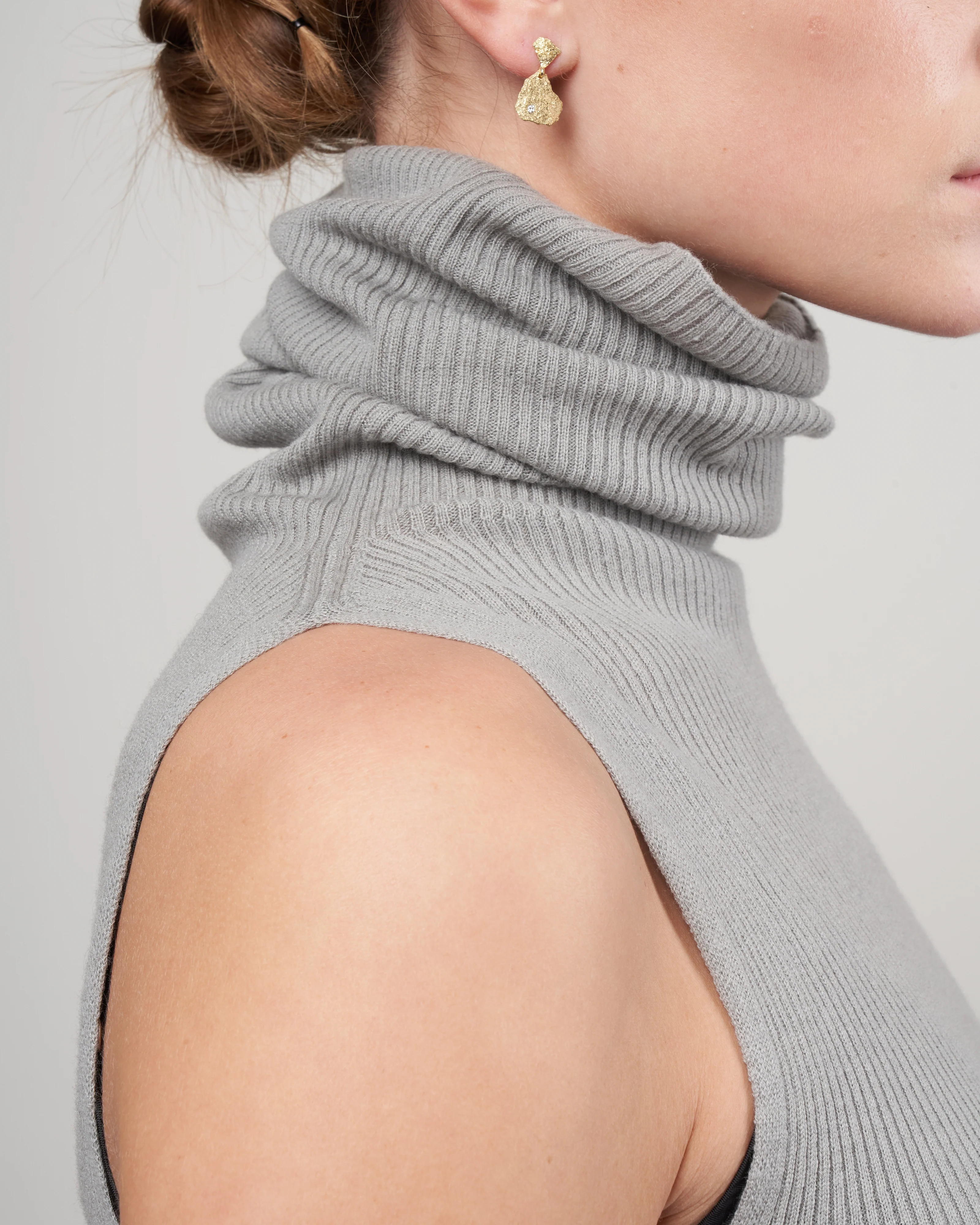 hannay turtleneck dress - sage - Image 4
