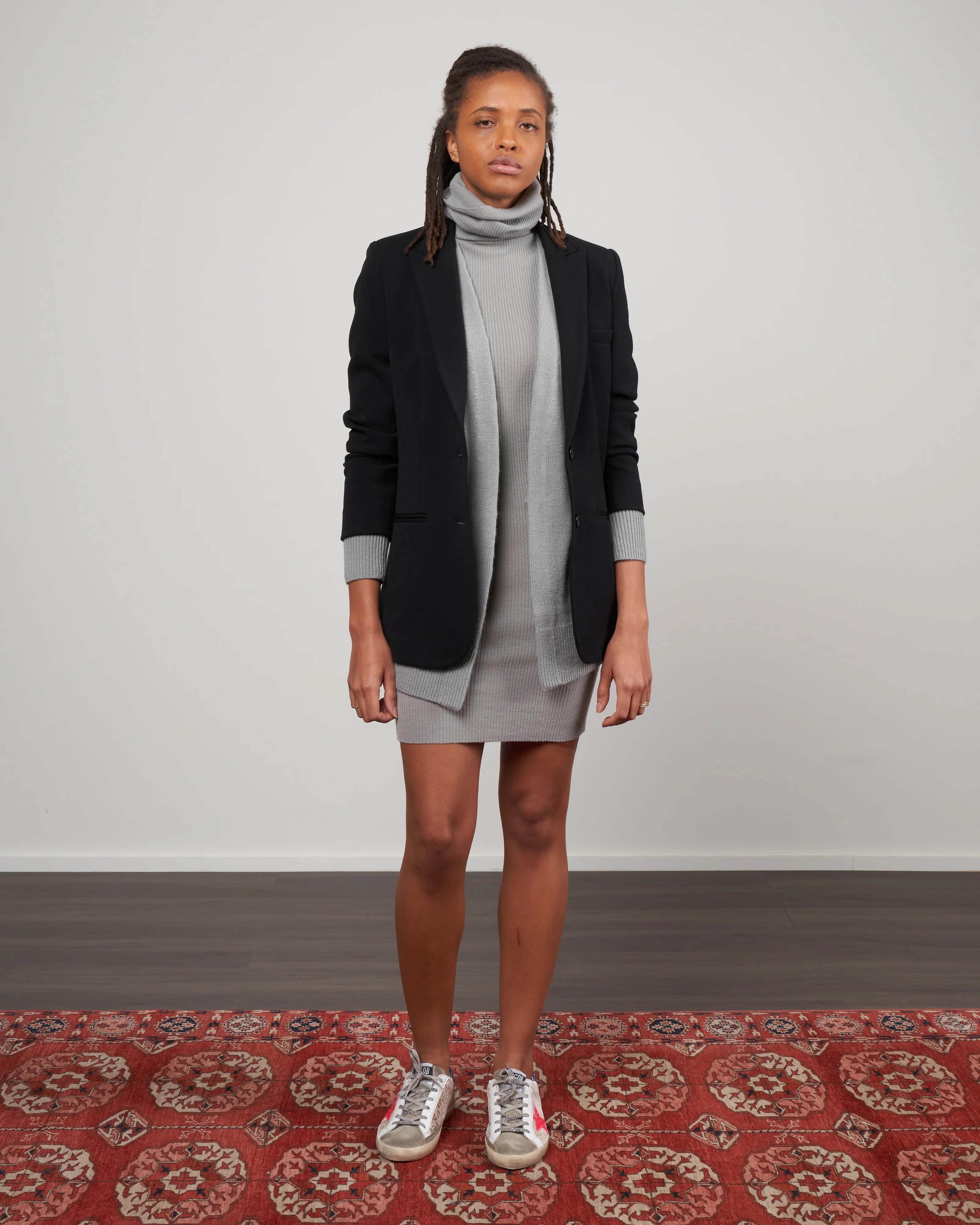 mackie loose blazer - black - Image 2