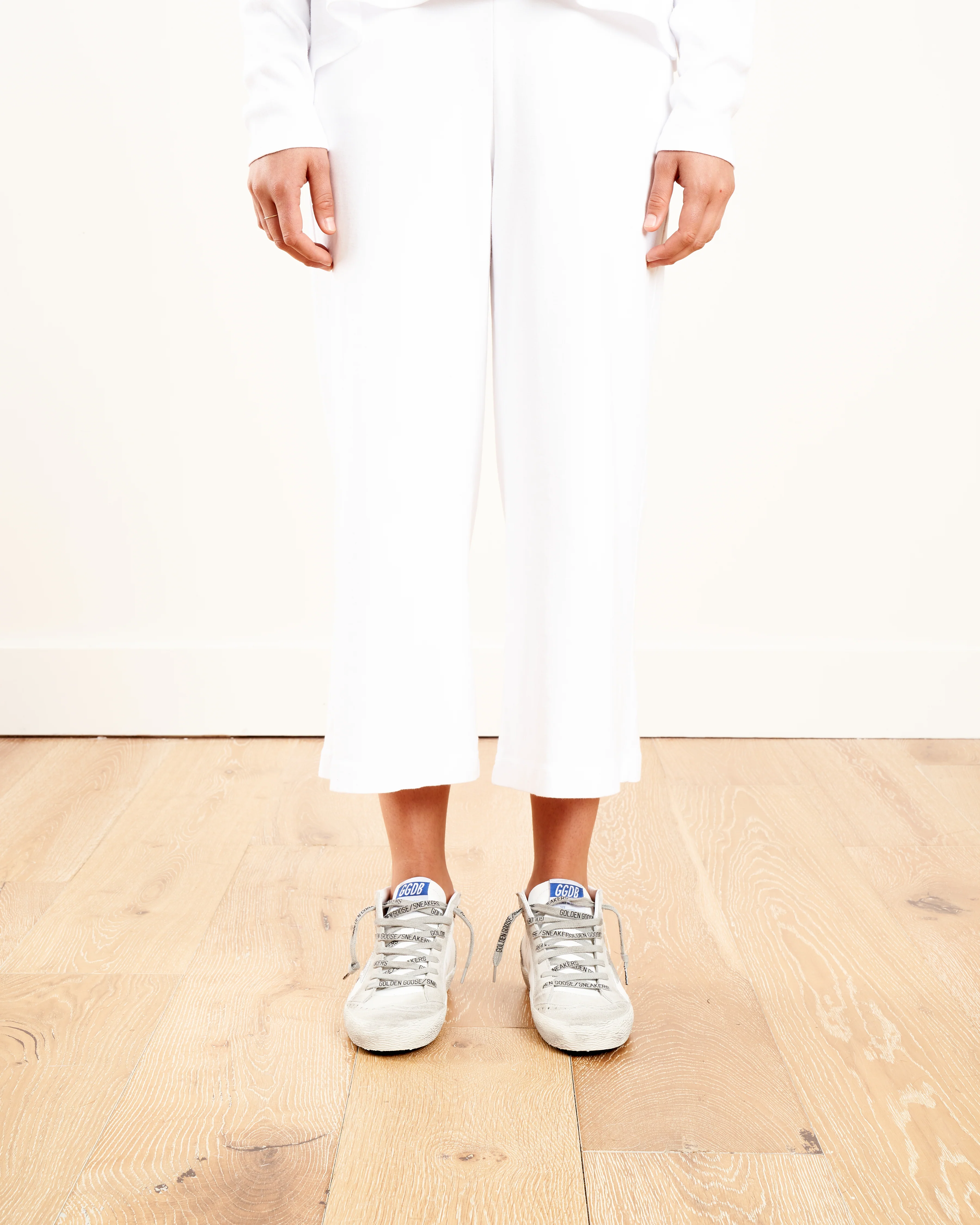 cropped full pant w/pockets - white - Image 2
