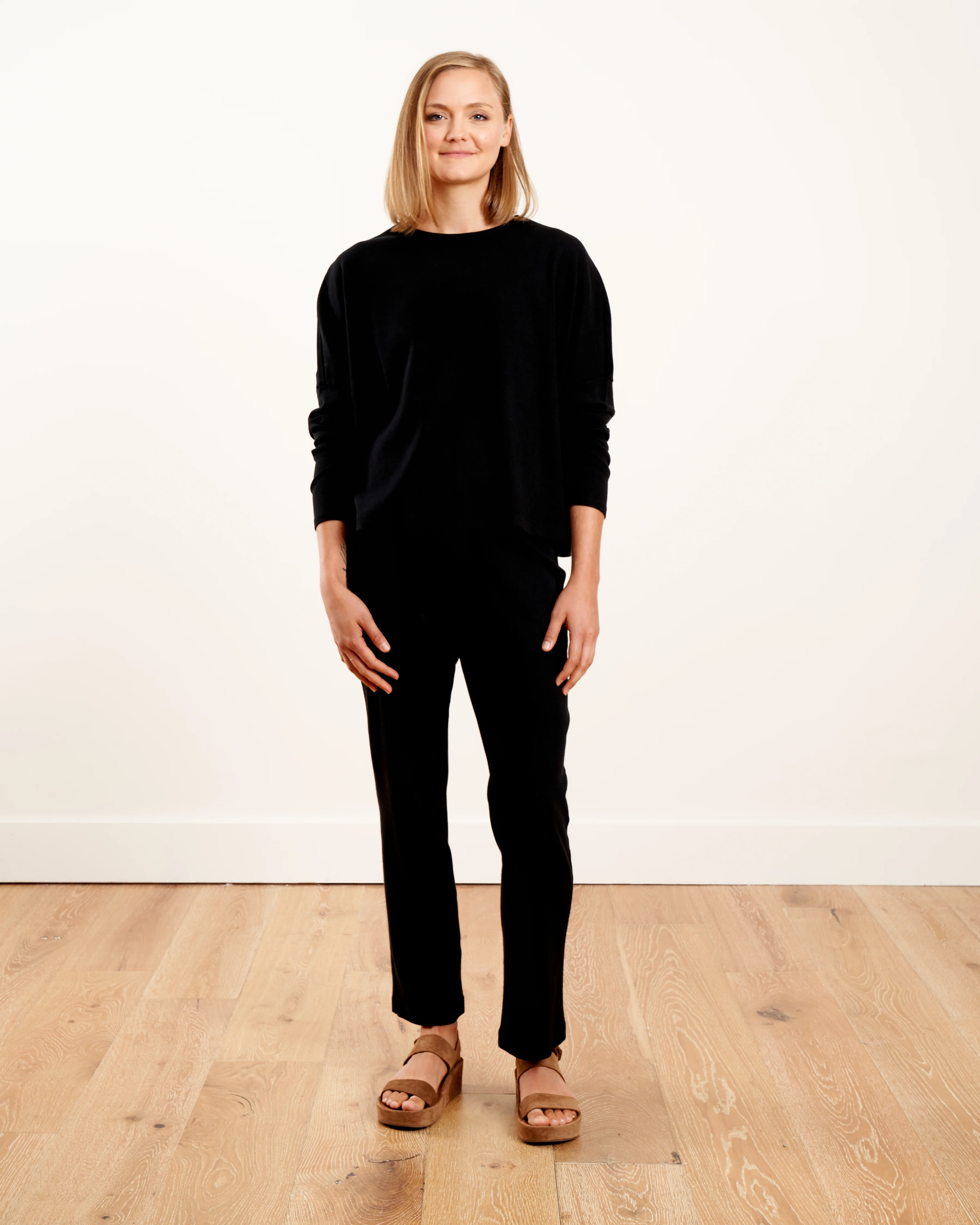 easy pant - black