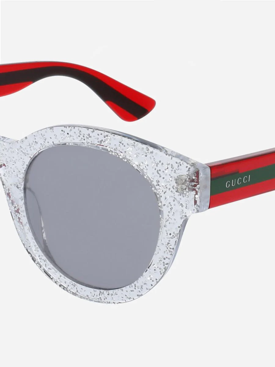 round sunglasses - glitter - Image 2