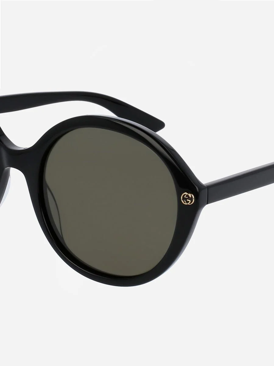 oversized oval sunglasses - black - Image 2