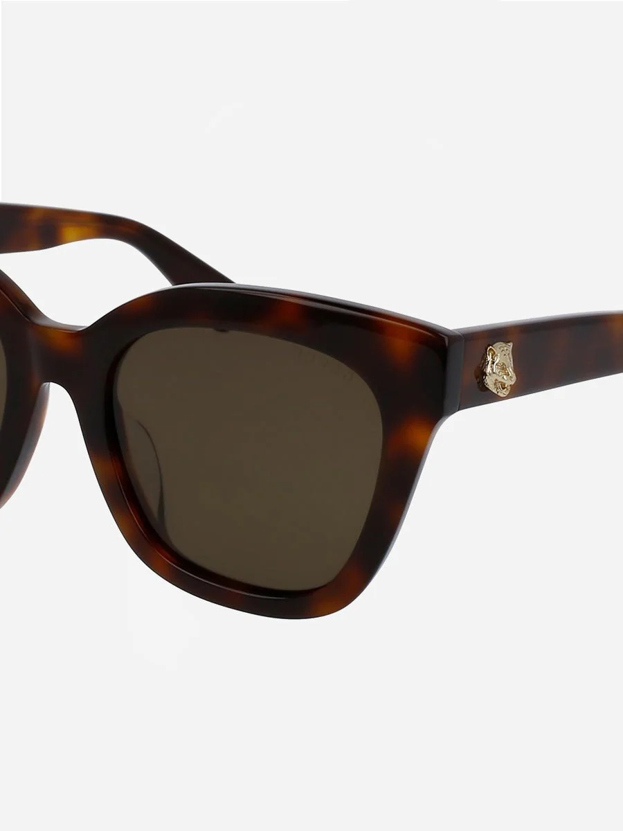 cat eye sunglasses - brown - Image 2