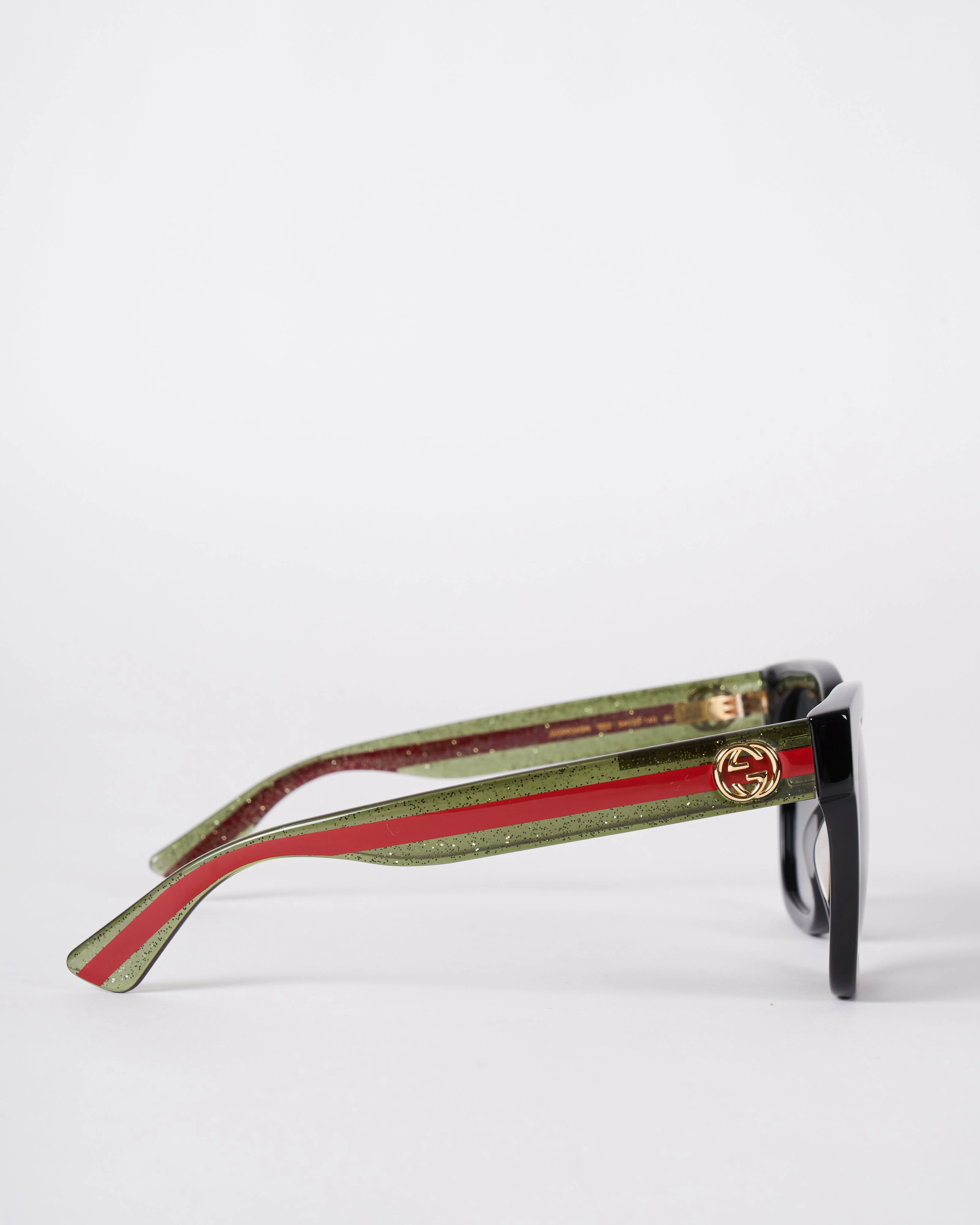 gg0034sn sunglasses- black/ grey - Image 2