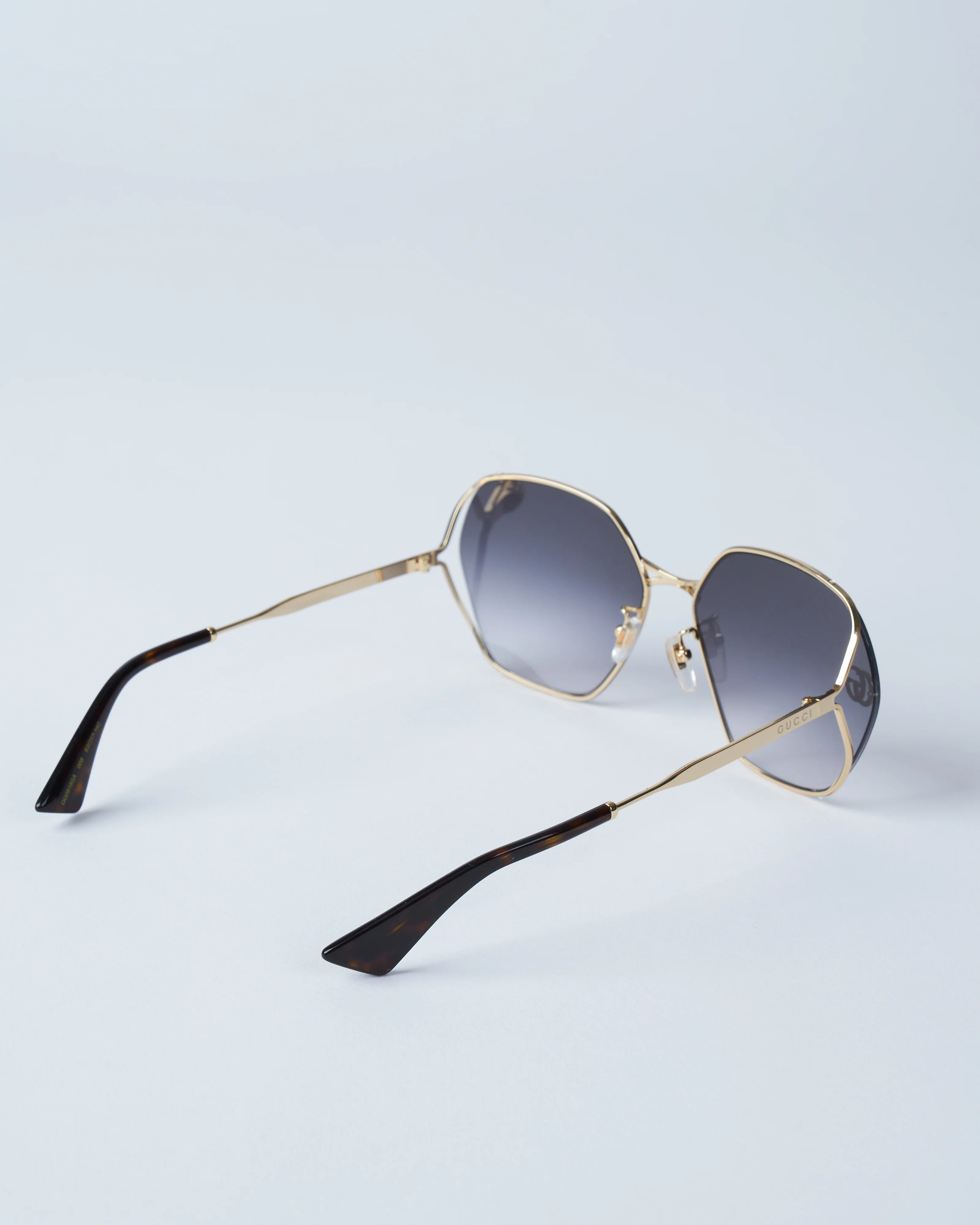 gg0818sa-005 metal sunglasses - gold/grey - Image 3