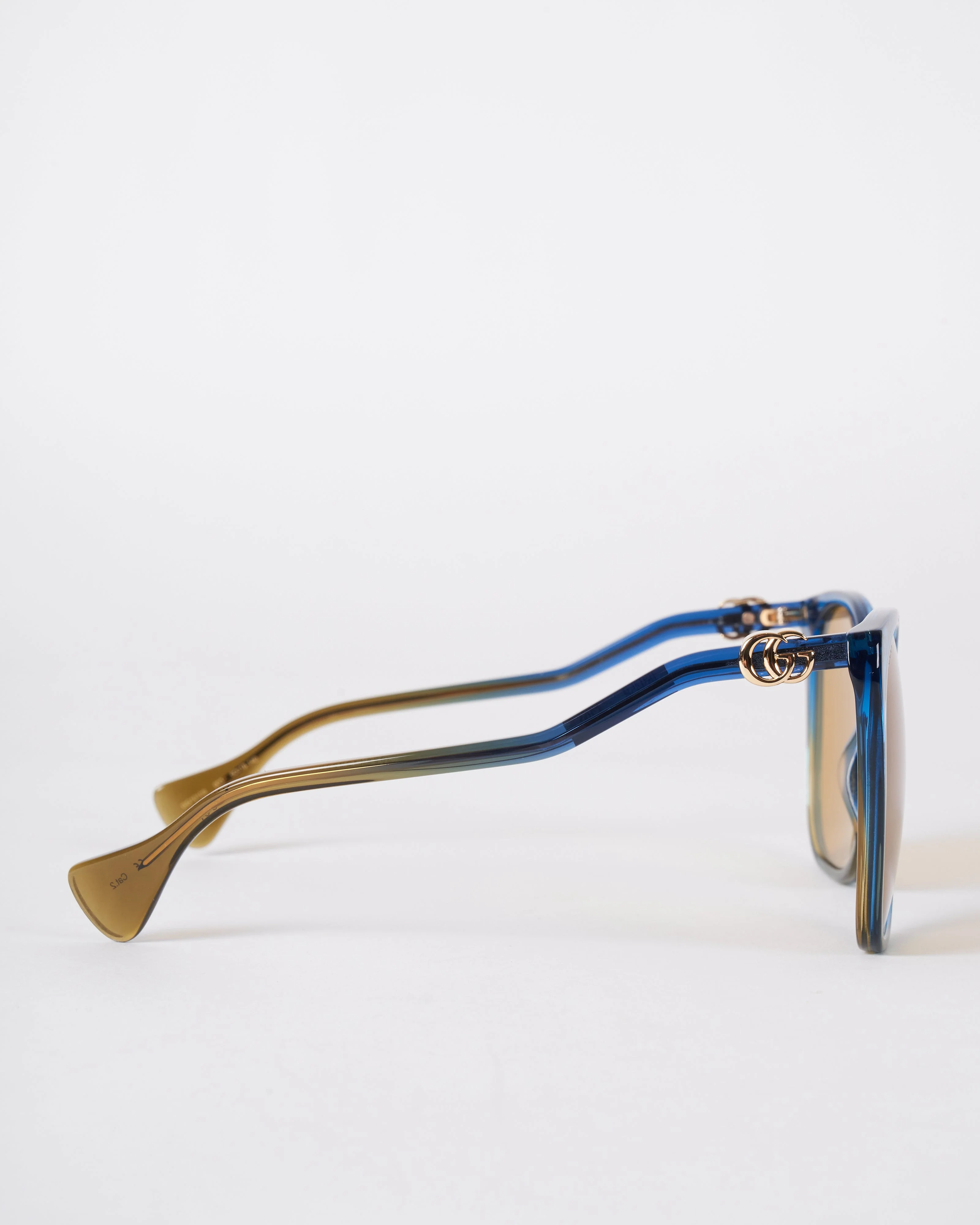 gg1010s sunglasses- blue/ brown - Image 2