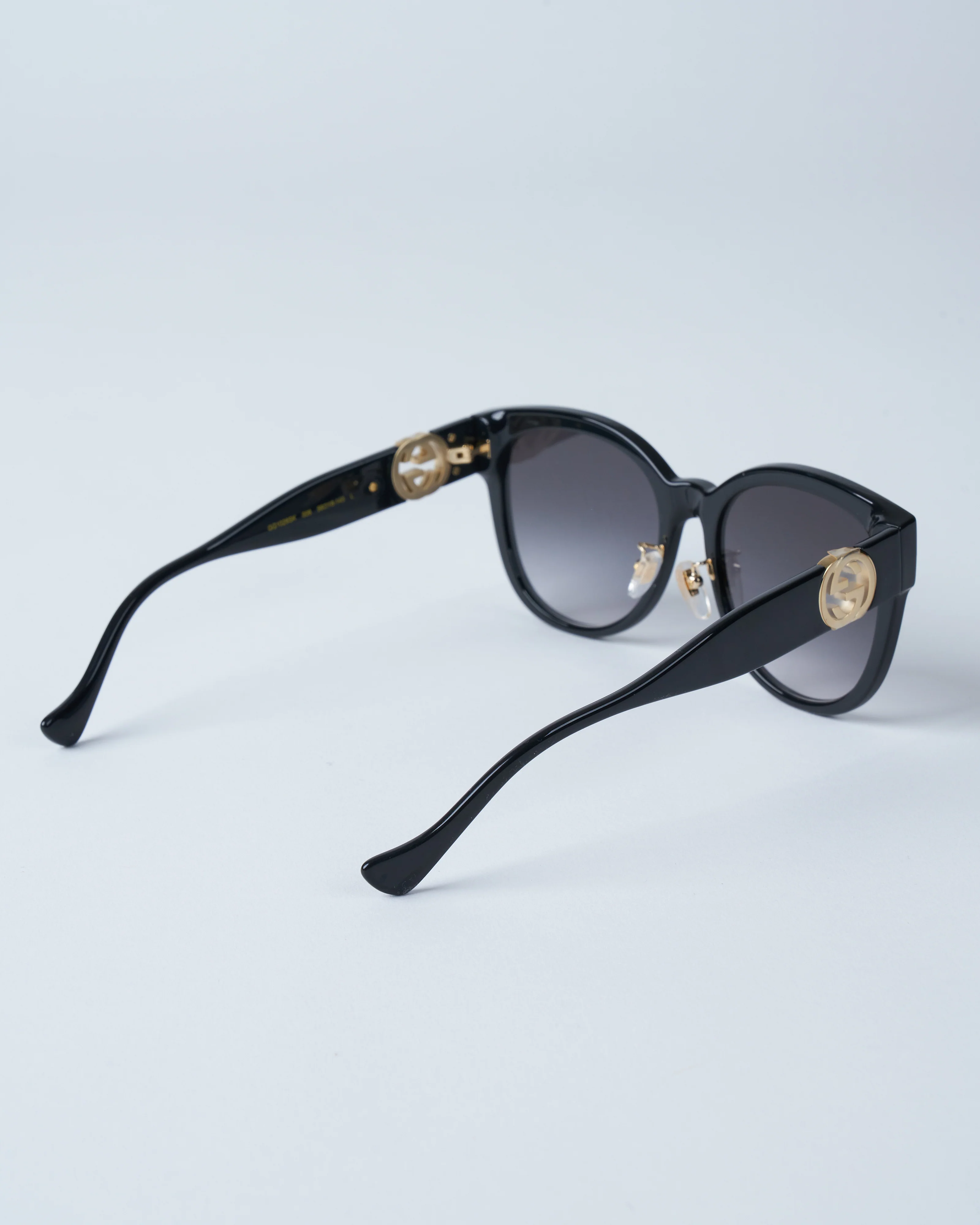 gg1028sk-006 acetate sunglasses - black/grey - Image 3