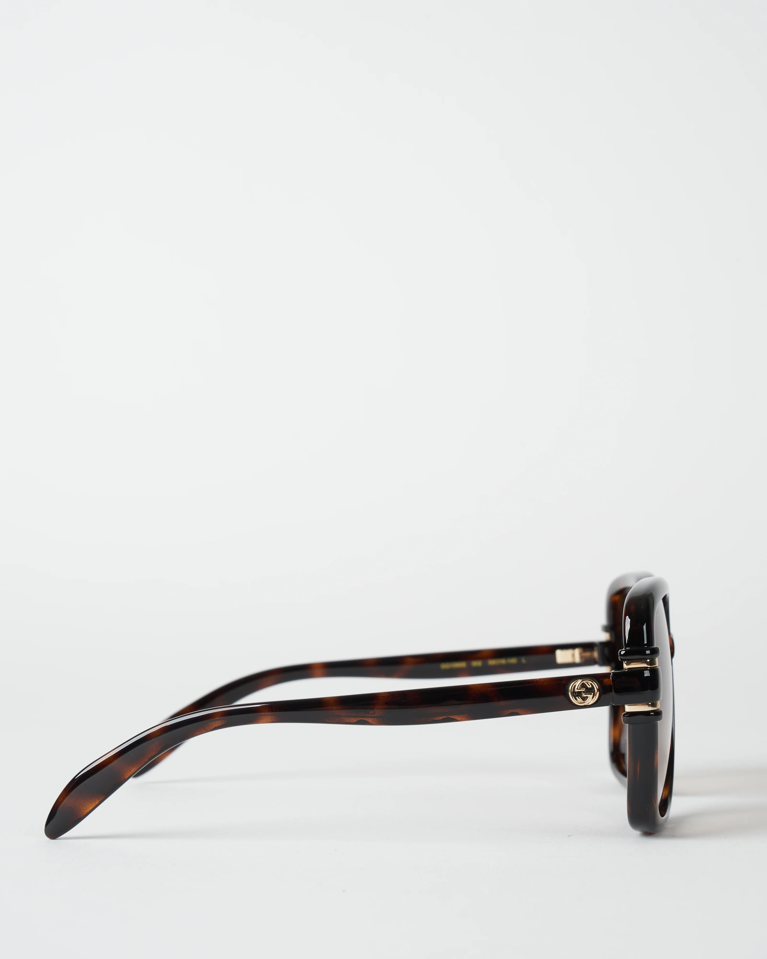 gg1066s-002 - square acetate havana brown - Image 2