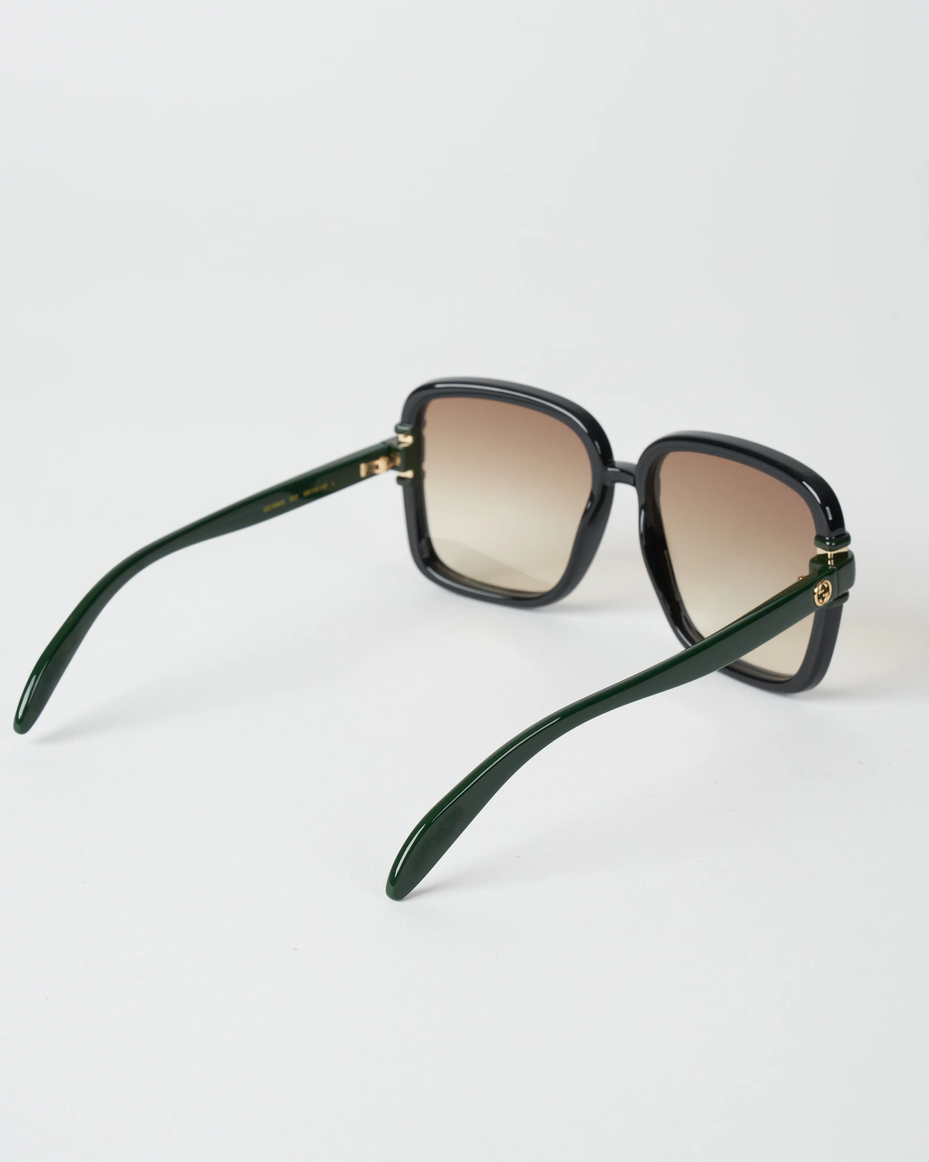 gg1066s-003 - square acetate black green - Image 3