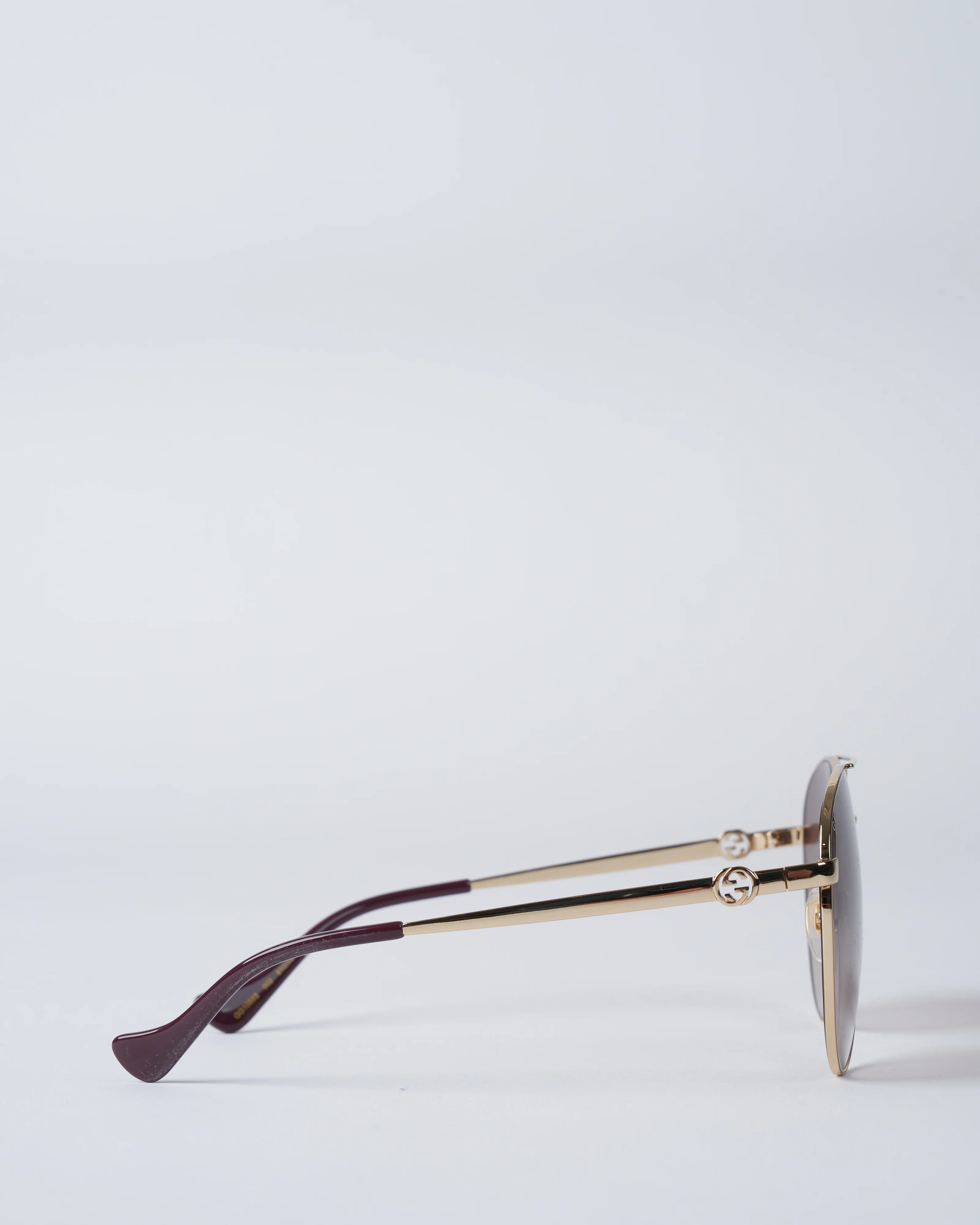 gg1088s-002 metal sunglasses - gold/brown - Image 2