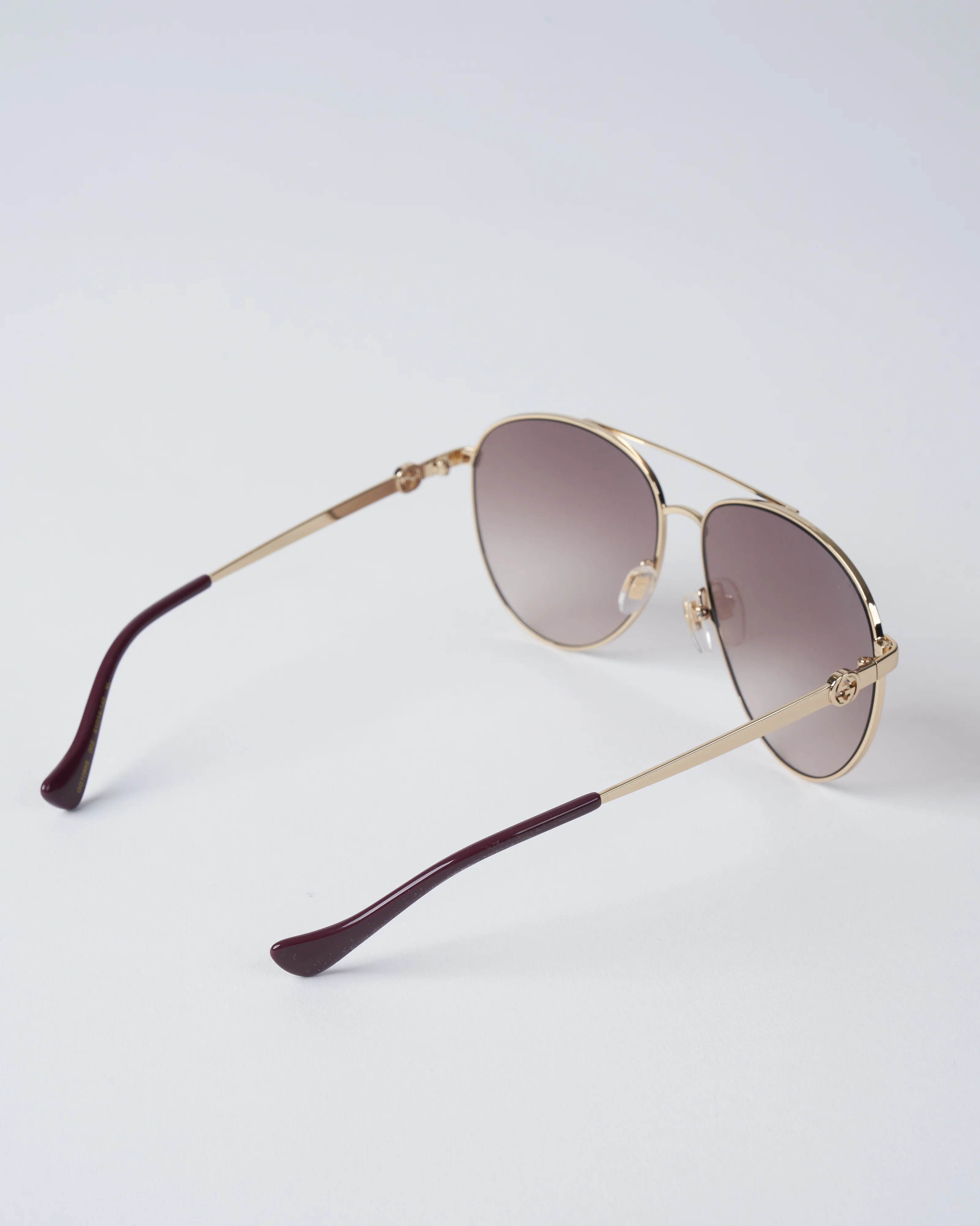 gg1088s-002 metal sunglasses - gold/brown - Image 3