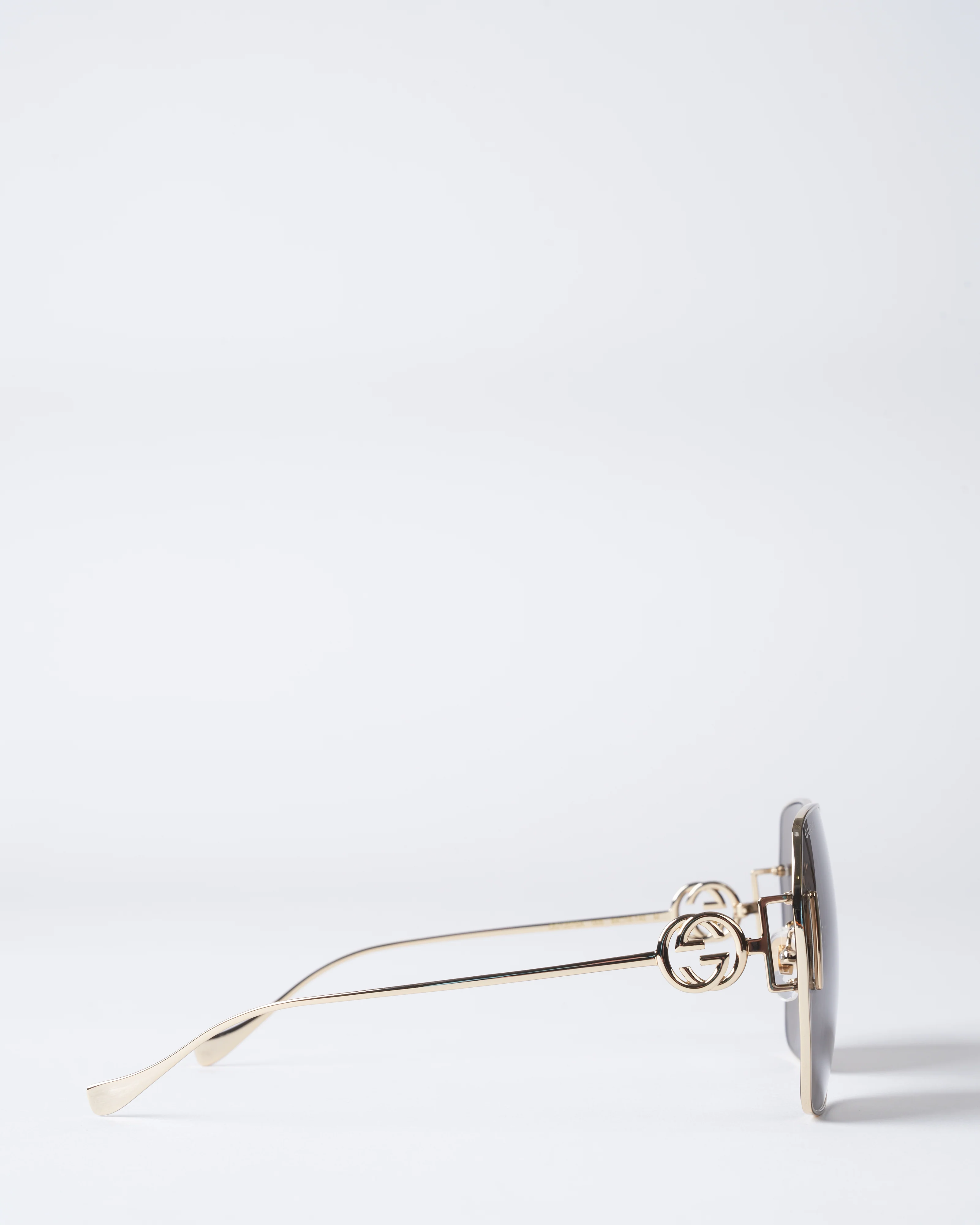 gg1207sa-005 metal sunglasses - gold/brown - Image 2