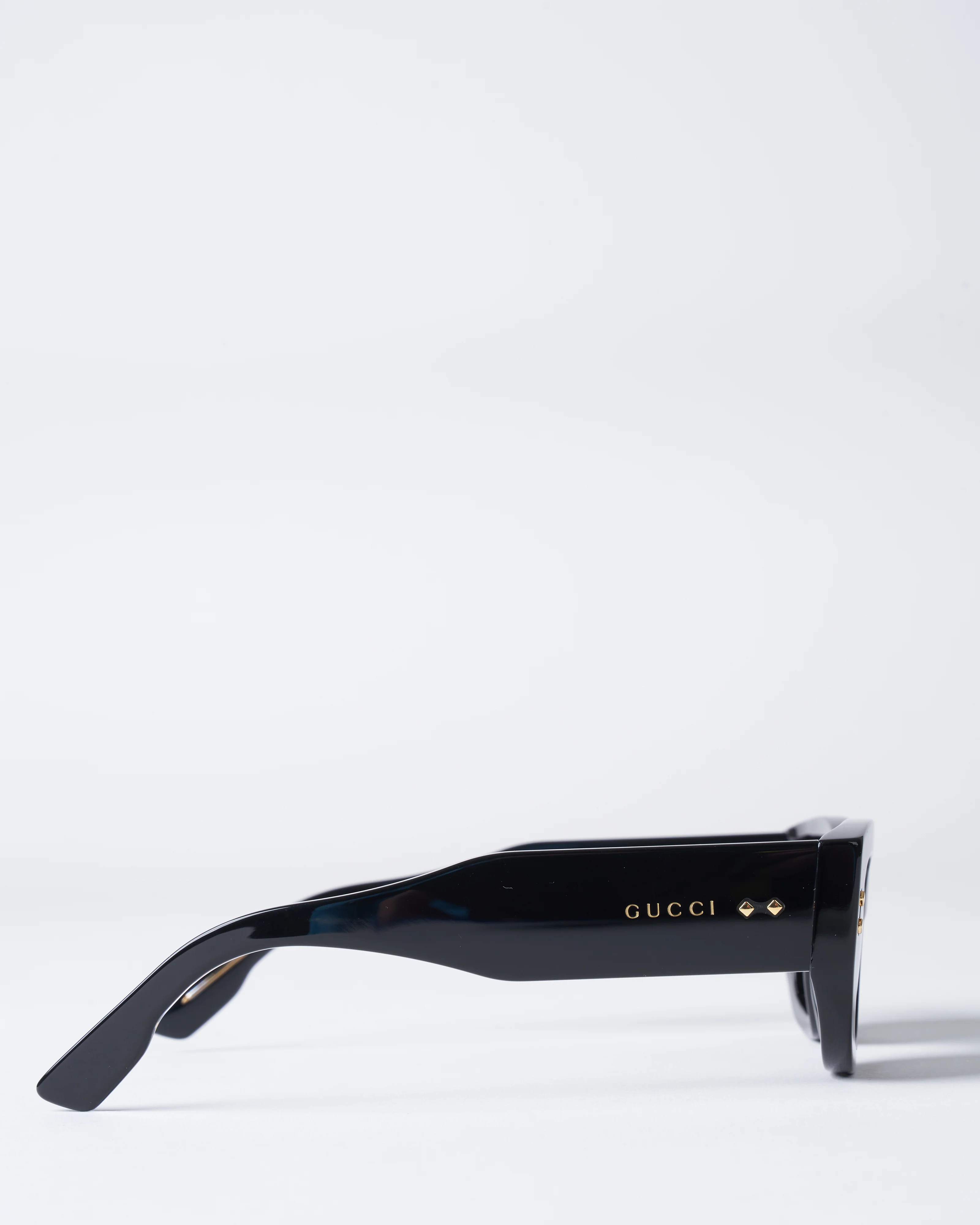 gg1215s-002 acetate sunglasses - black/grey - Image 2