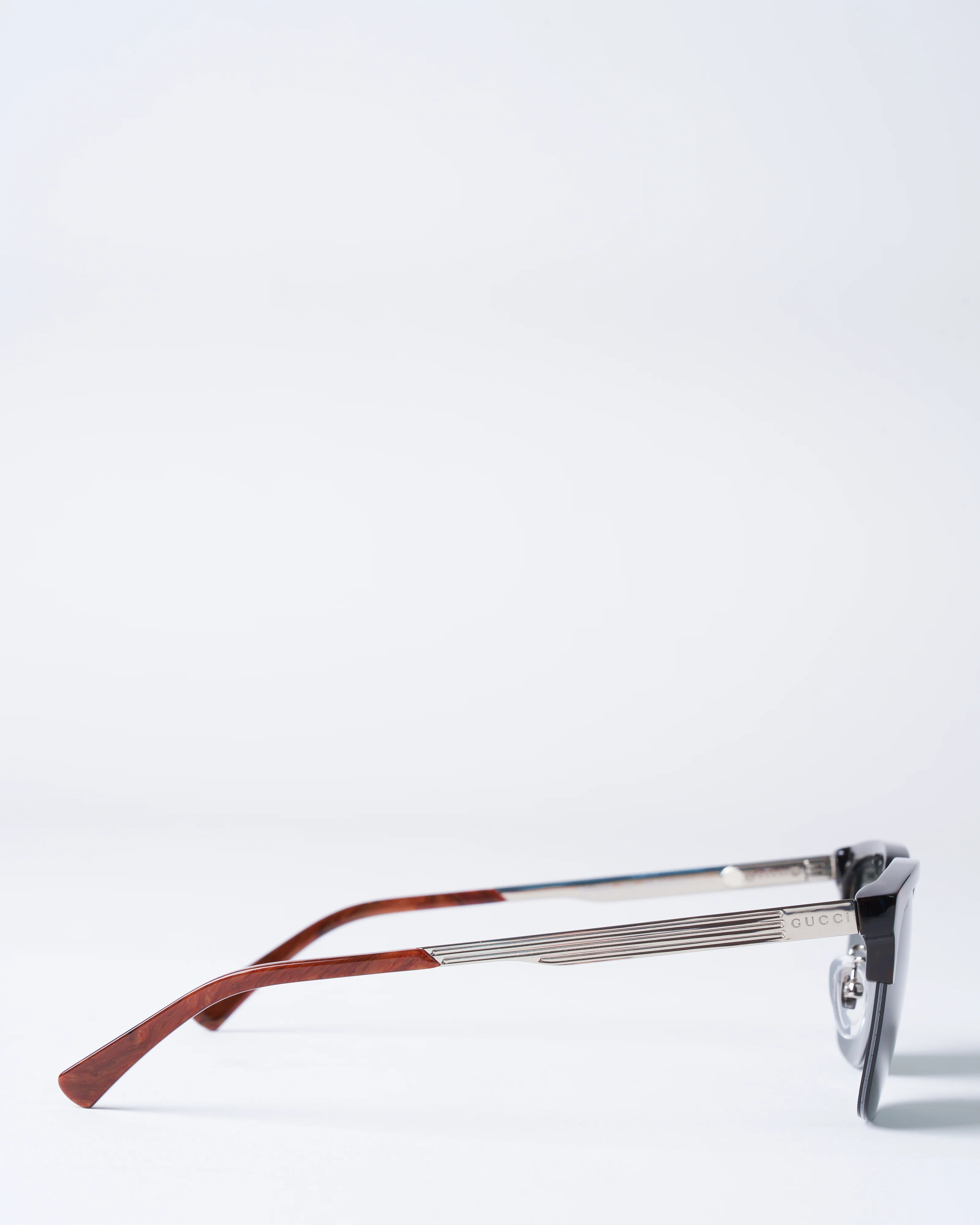 gg1226s-003 acetate and metal sunglasses - havana/green - Image 2