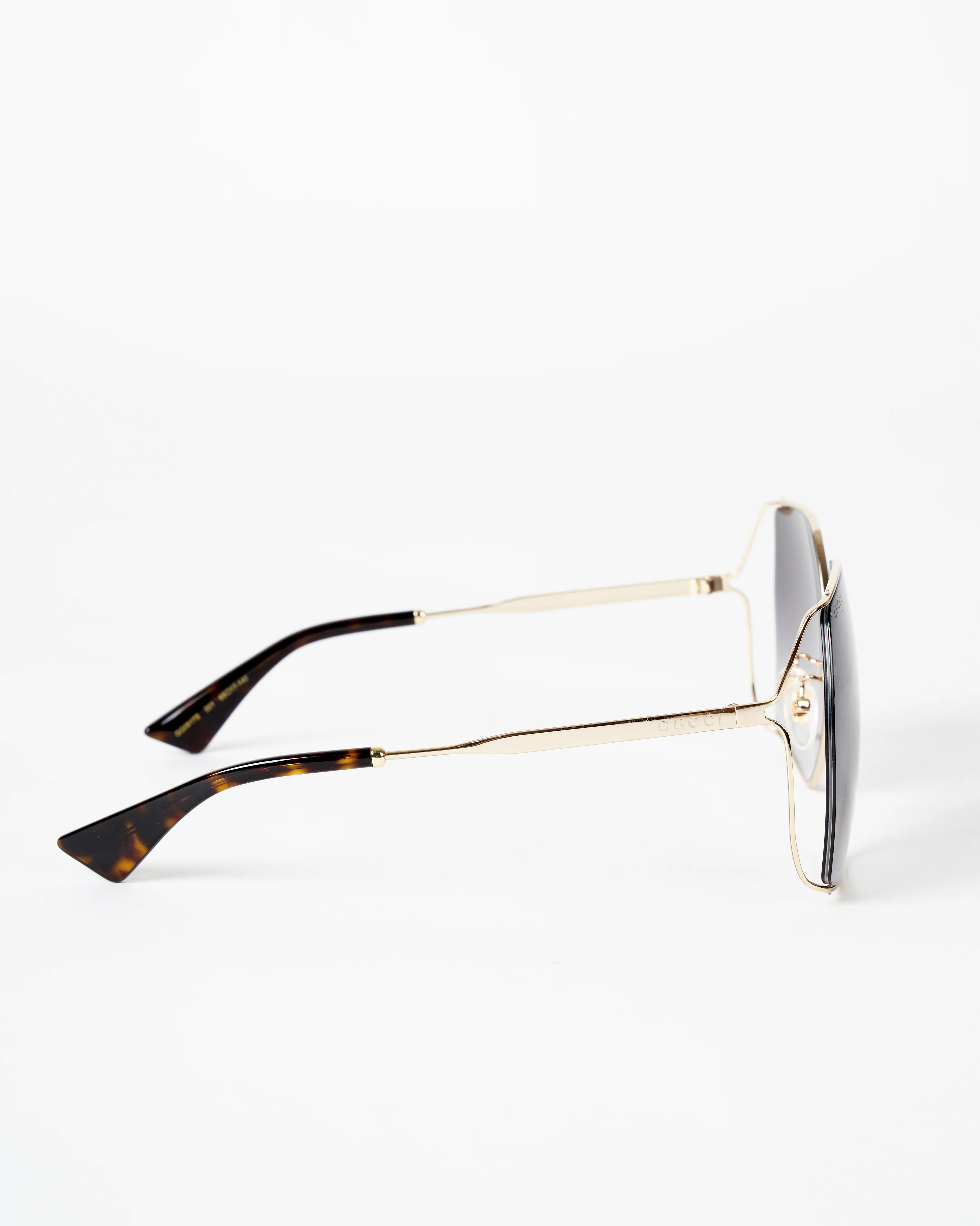 gg0817s-001 - gold + grey sunglasses - Image 2