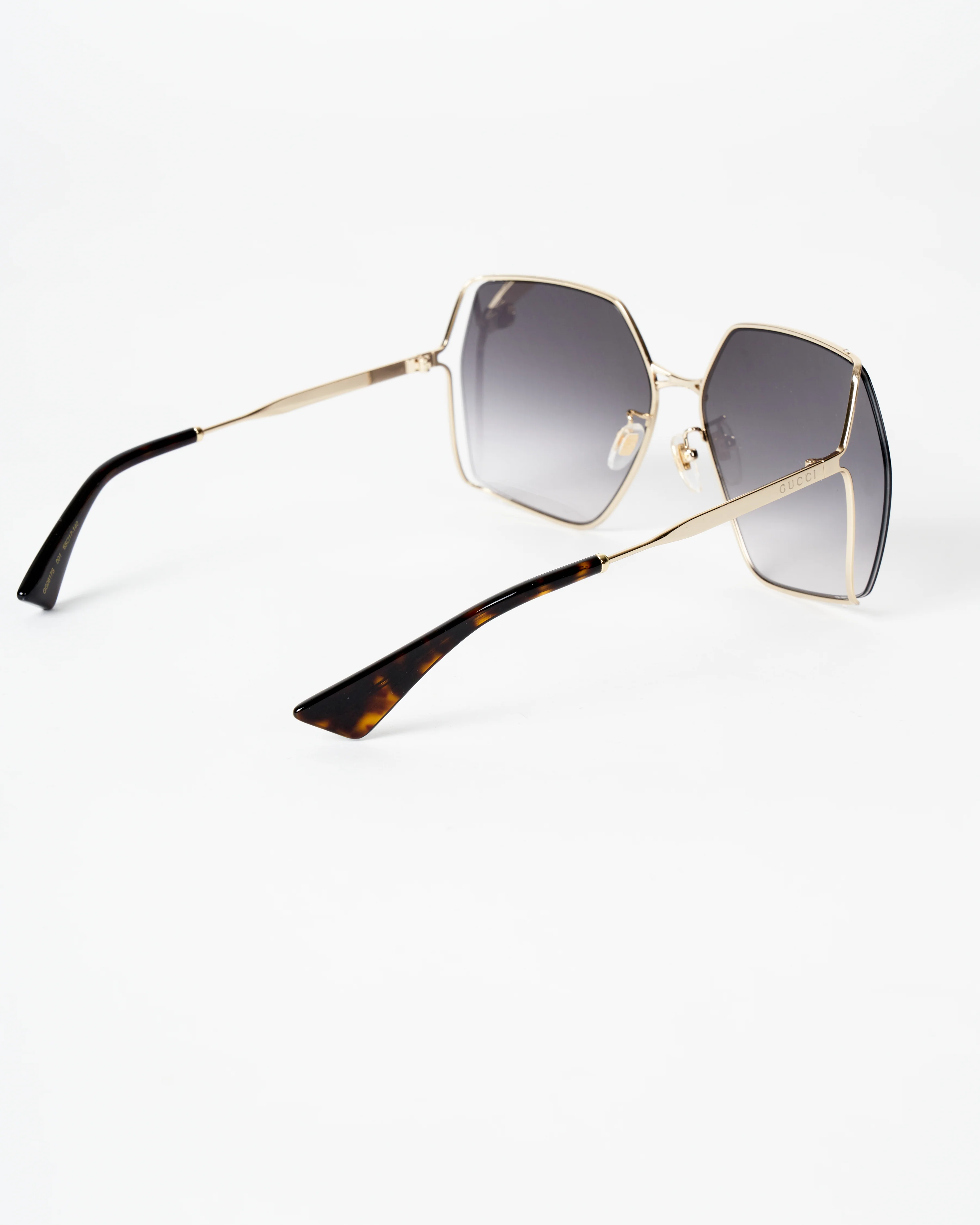 gg0817s-001 - gold + grey sunglasses - Image 3
