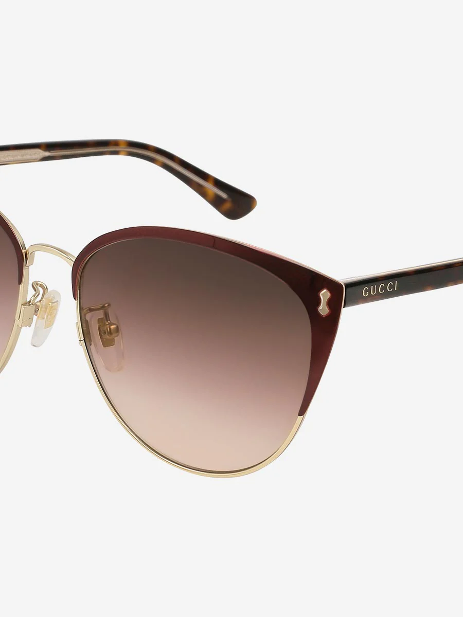 cat-eye metal sunglasses - Image 2