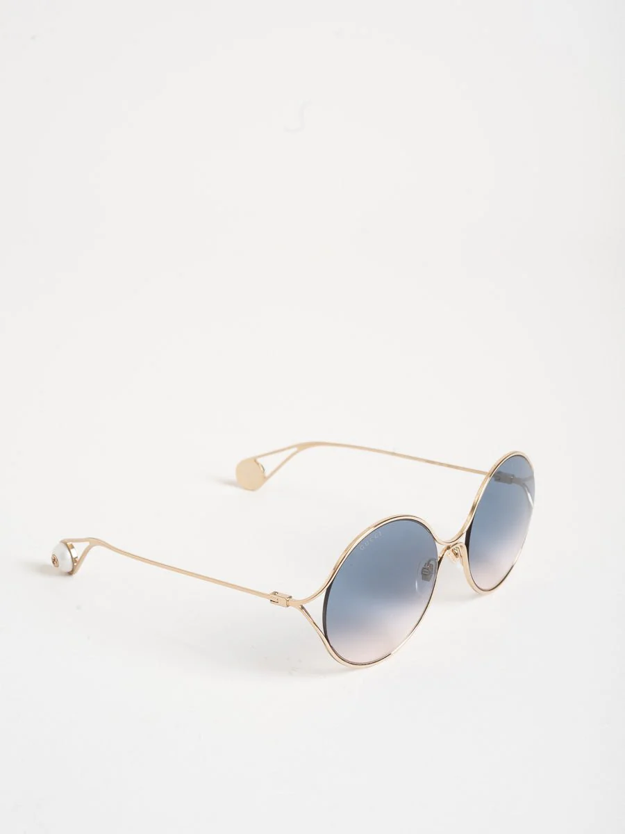 oval metal sunglasses - Image 2
