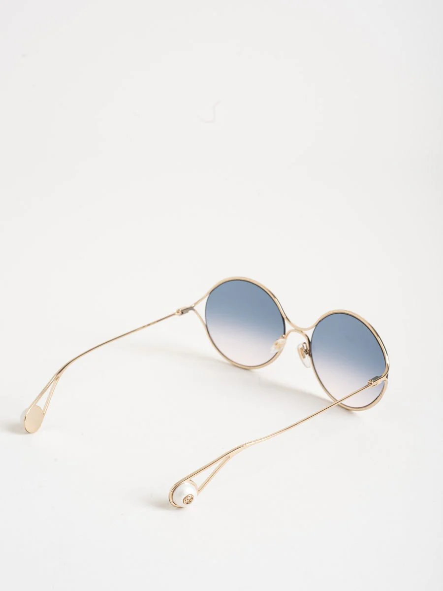 oval metal sunglasses - Image 4