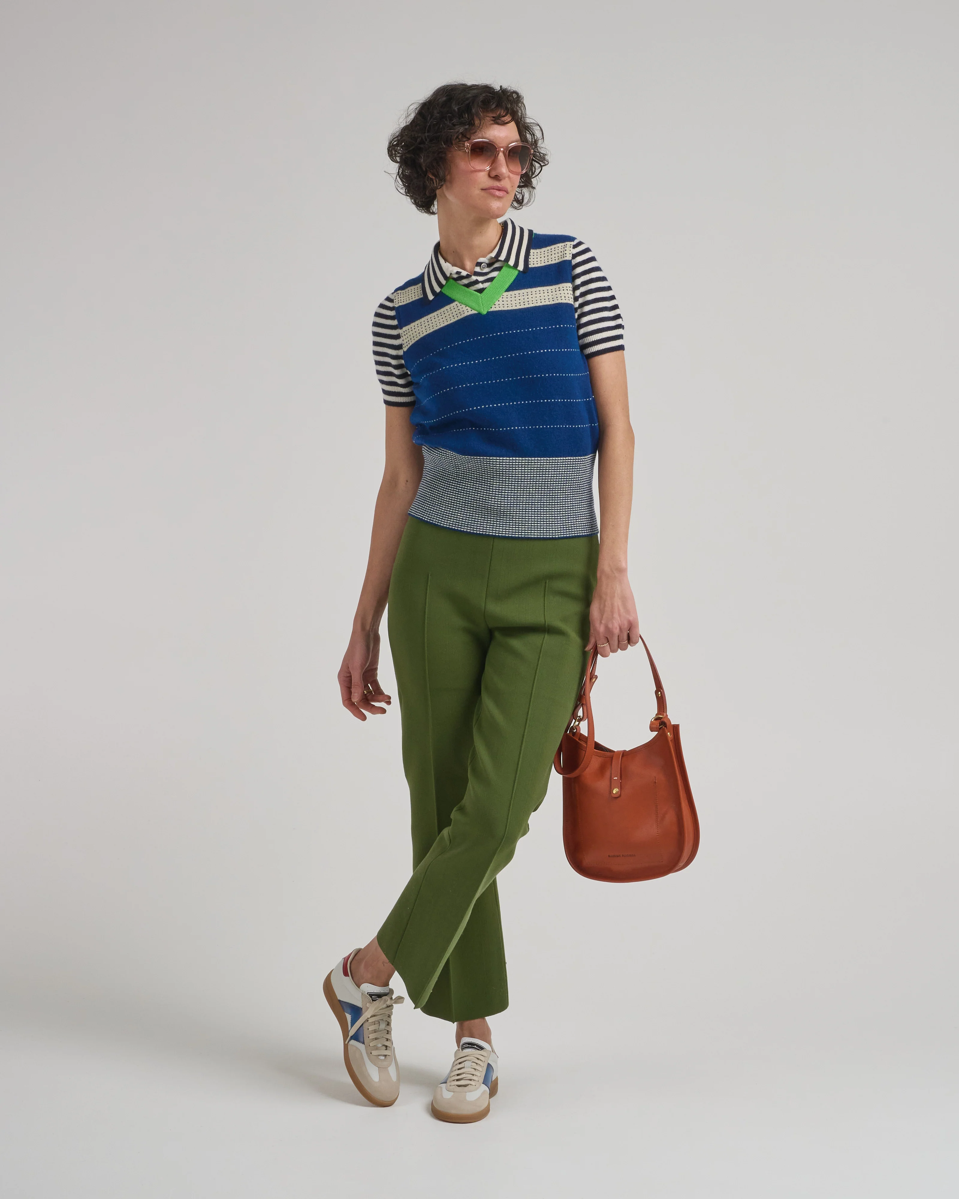 collegiate stripe vest - Image 2