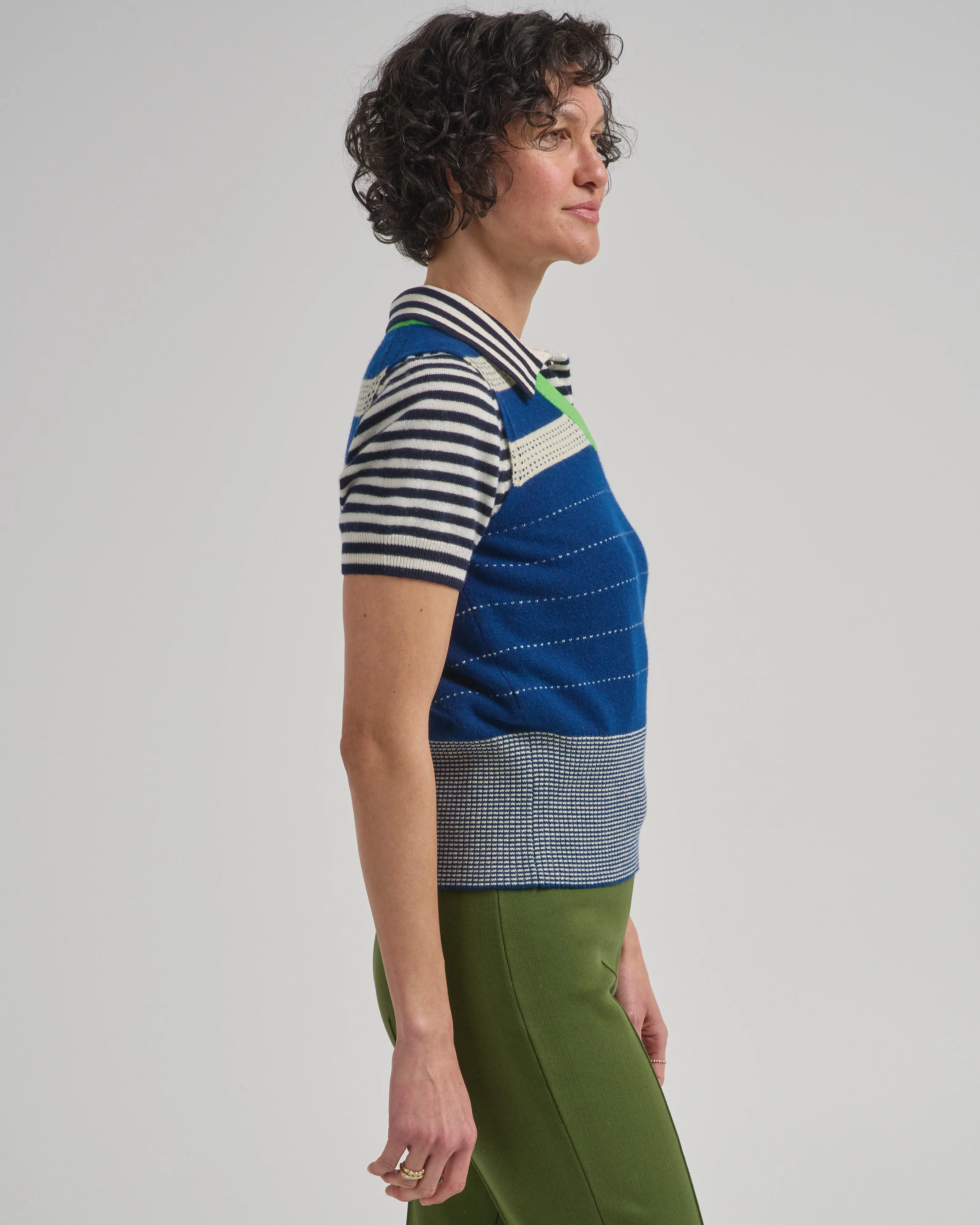collegiate stripe vest - Image 4