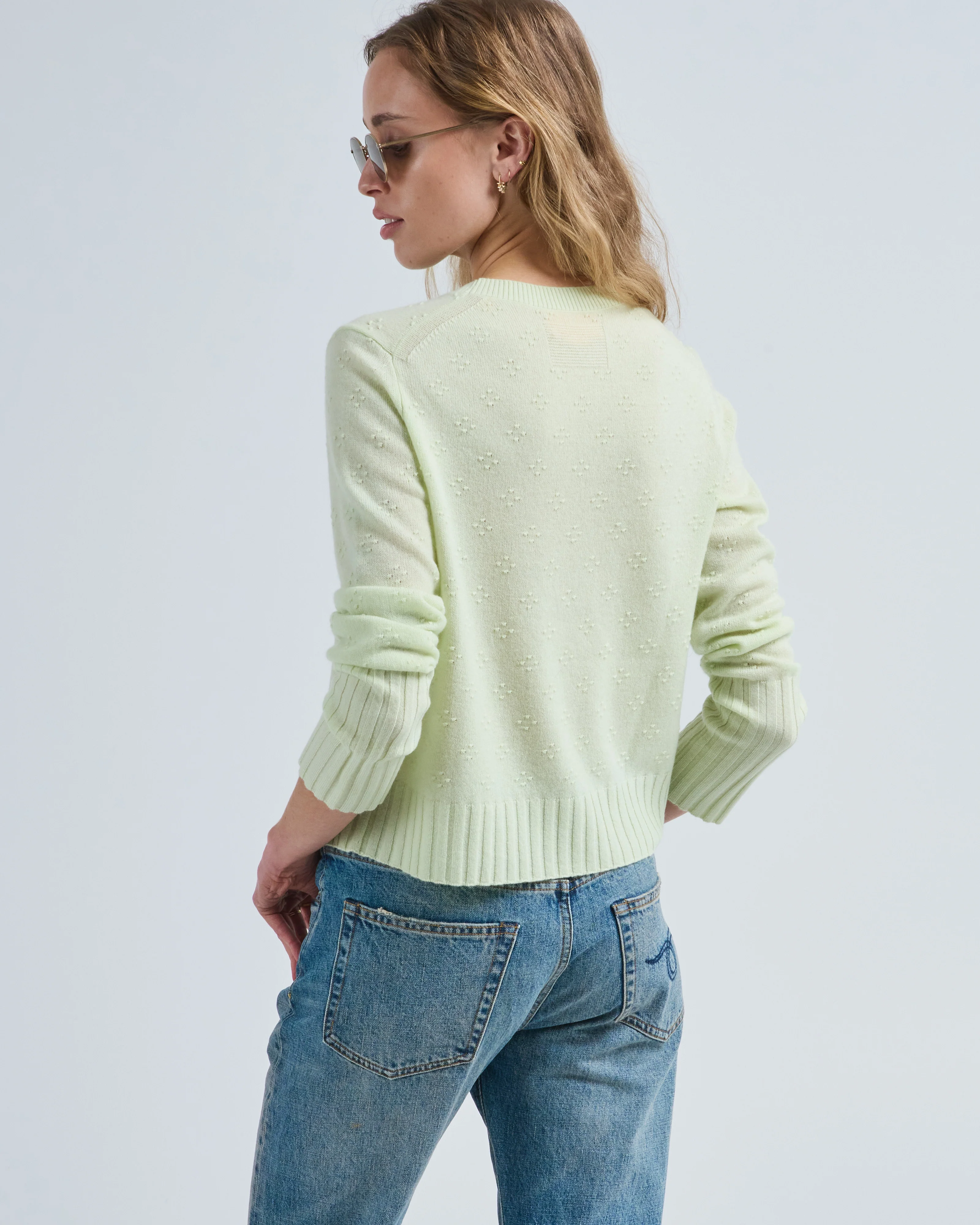compass shrunken crew sweater - Image 3