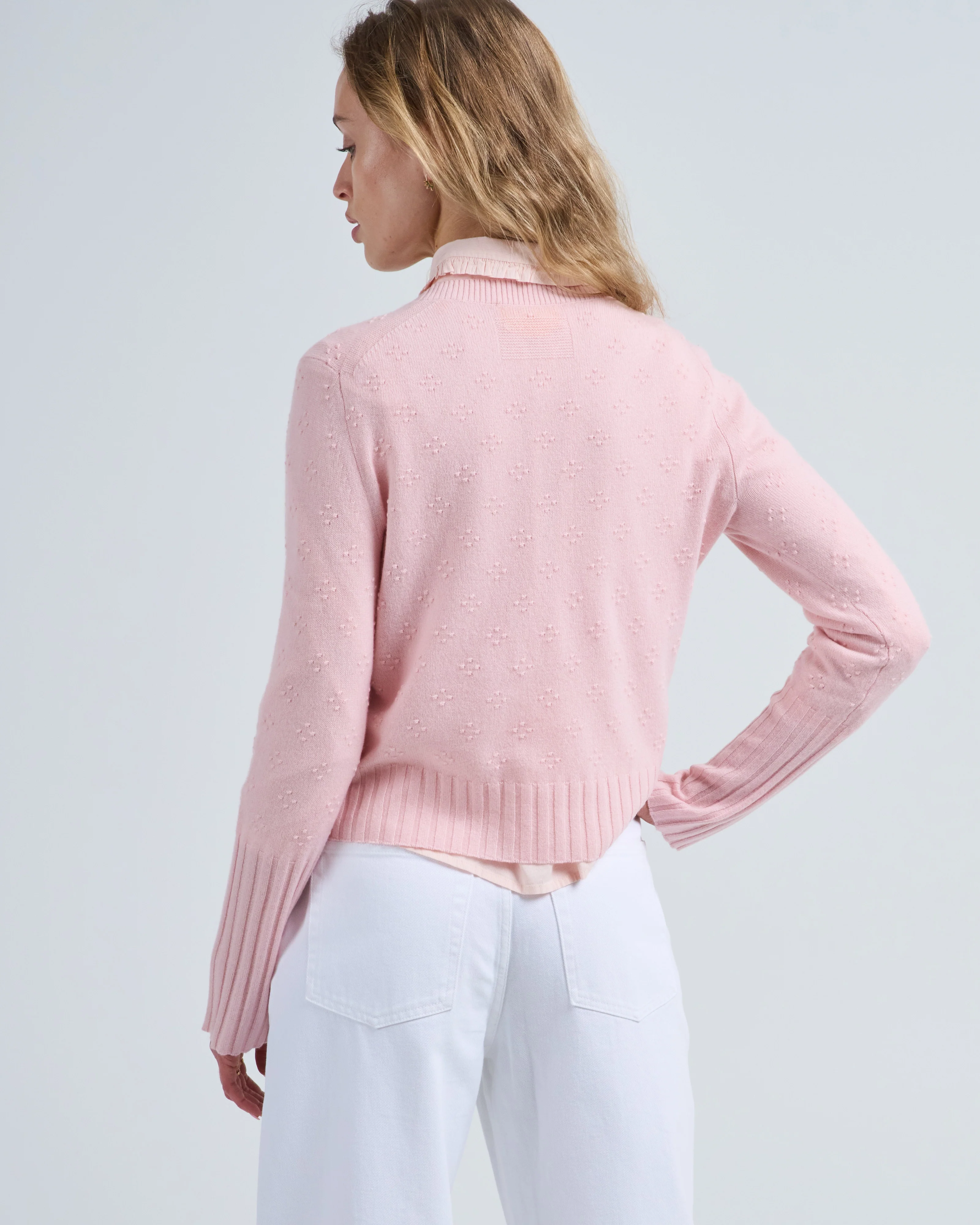 compass shrunken crew sweater - Image 5
