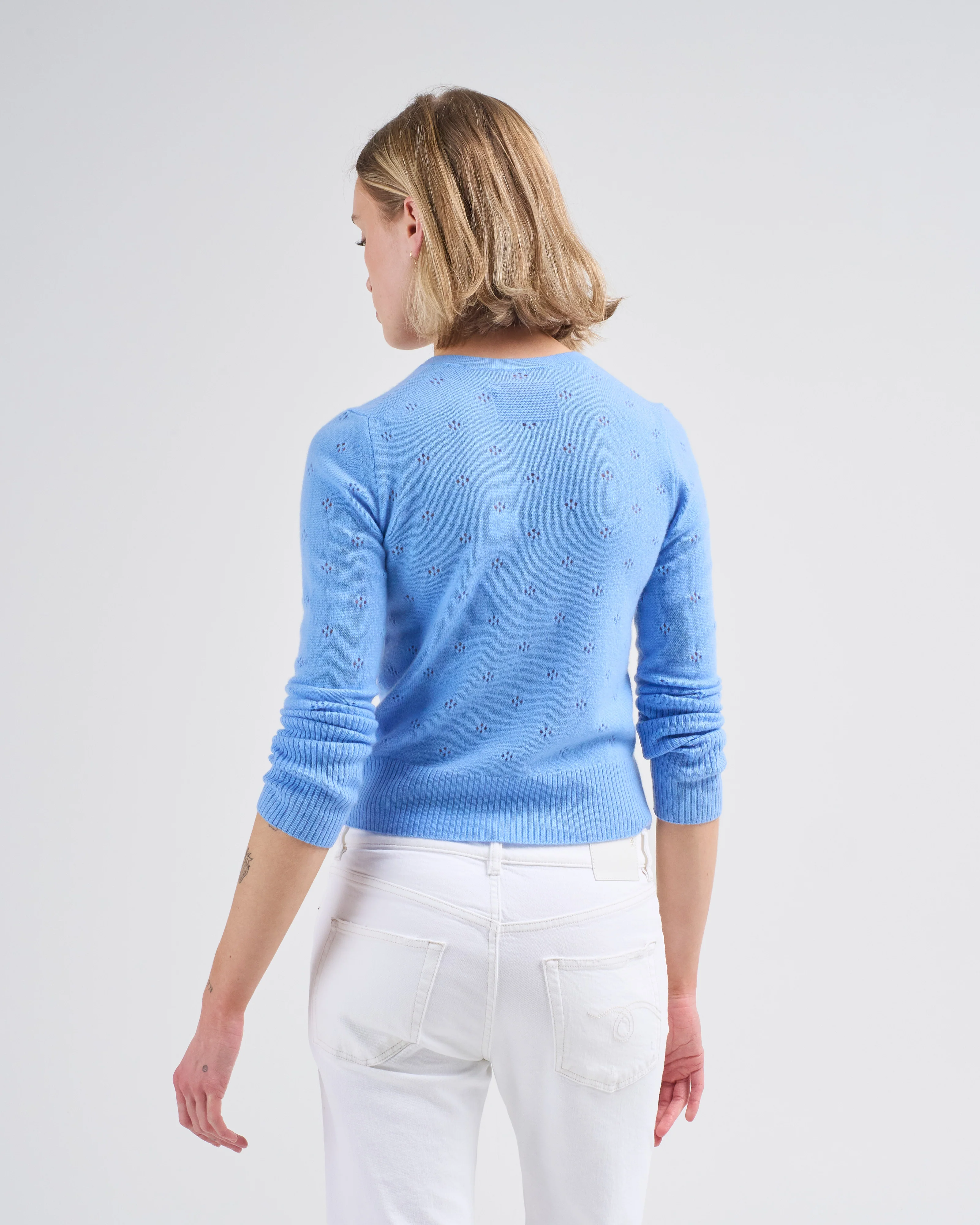 jane pointelle cardigan - Image 4