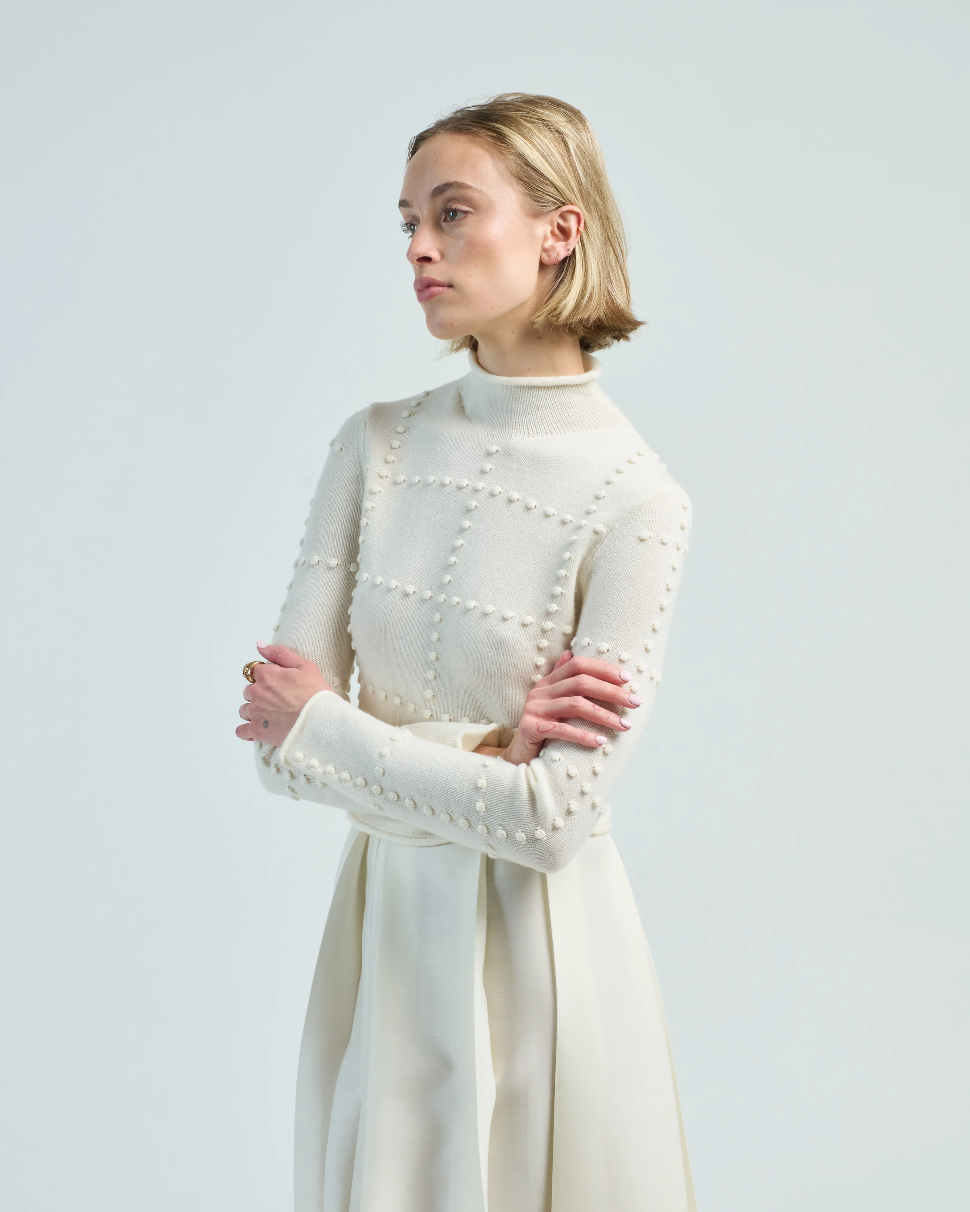 popcorn top cashmere blend - Image 3