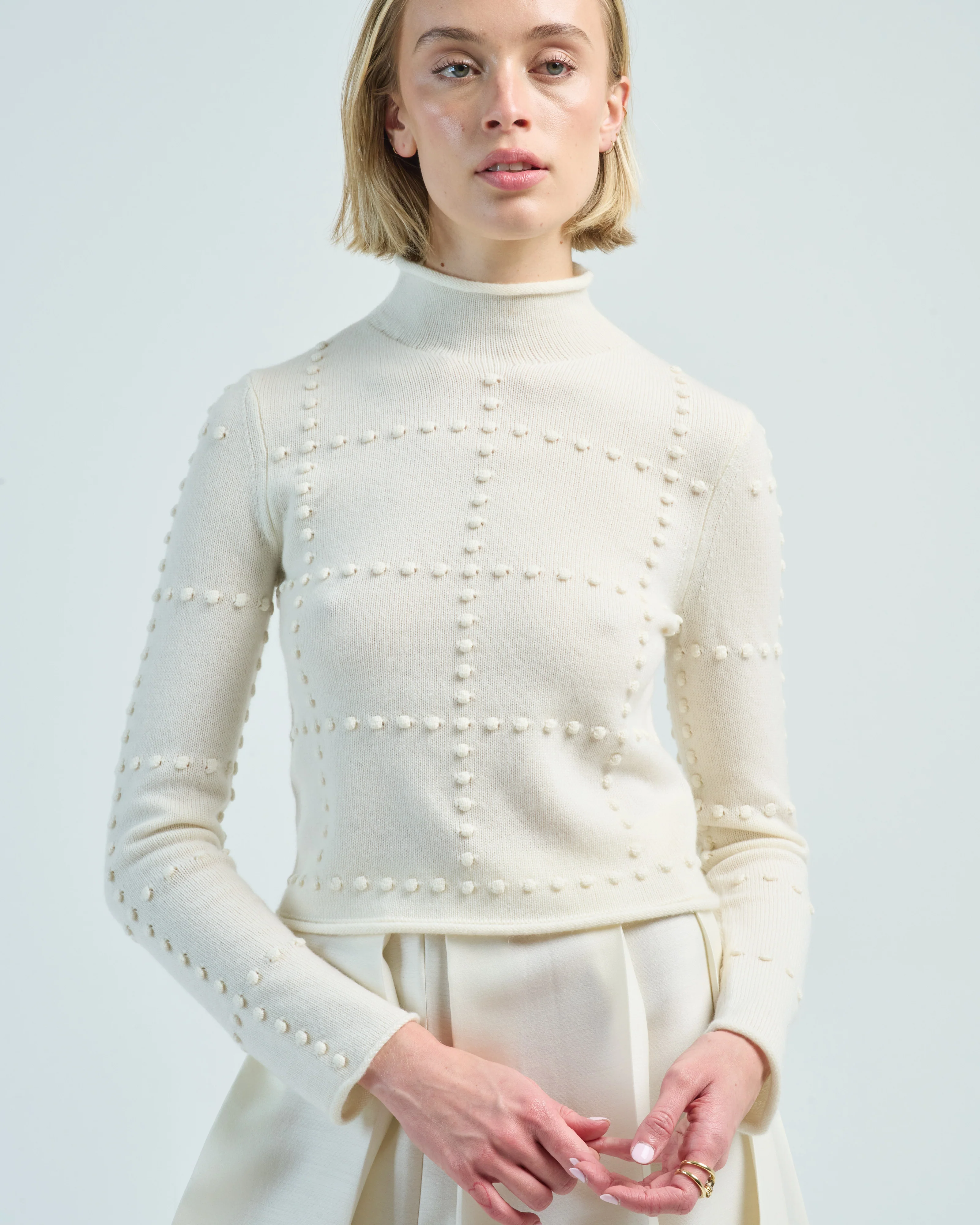 popcorn top cashmere blend - Image 5