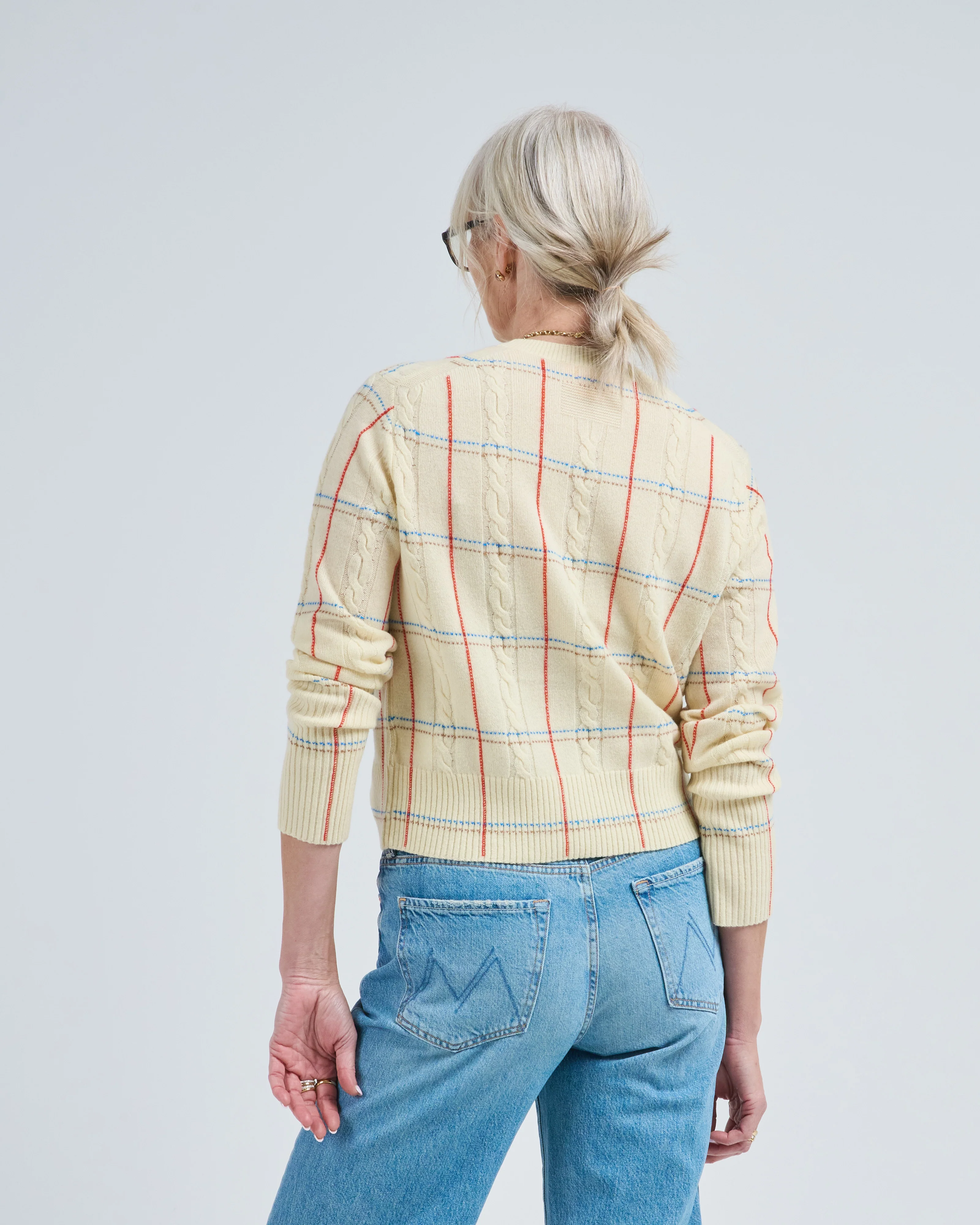 shrunken check crew - Image 5