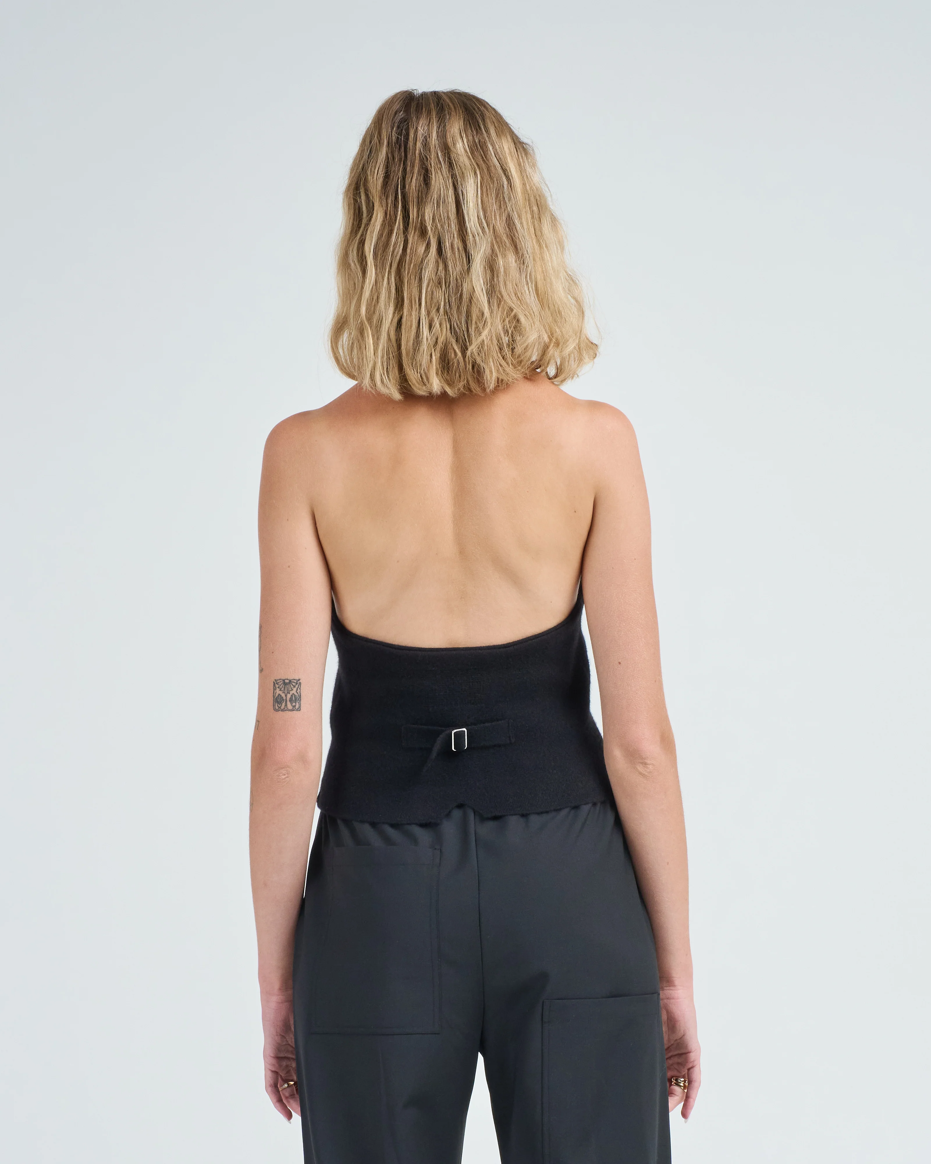 tailored halter vest - Image 2