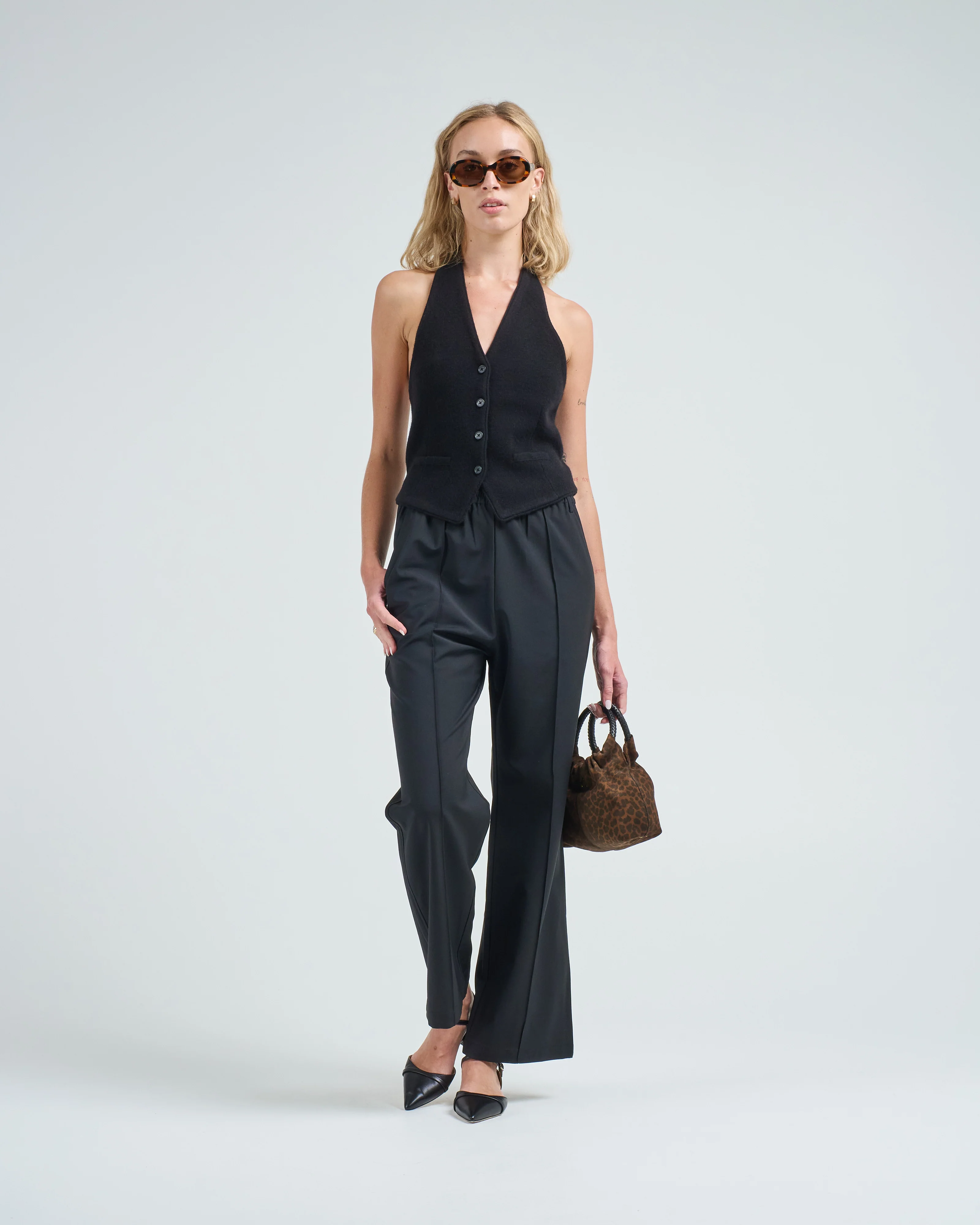 tailored halter vest - Image 5