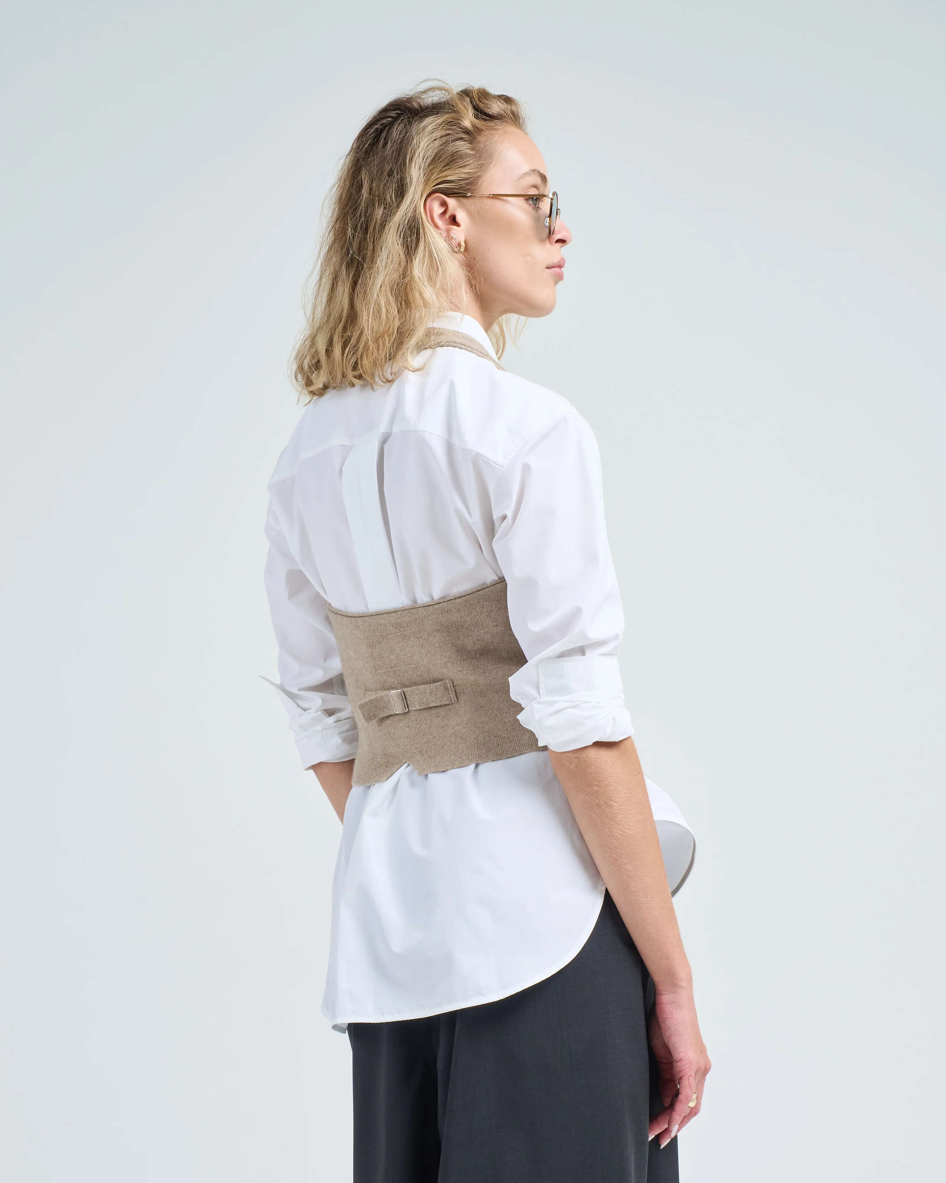 tailored halter vest - Image 2