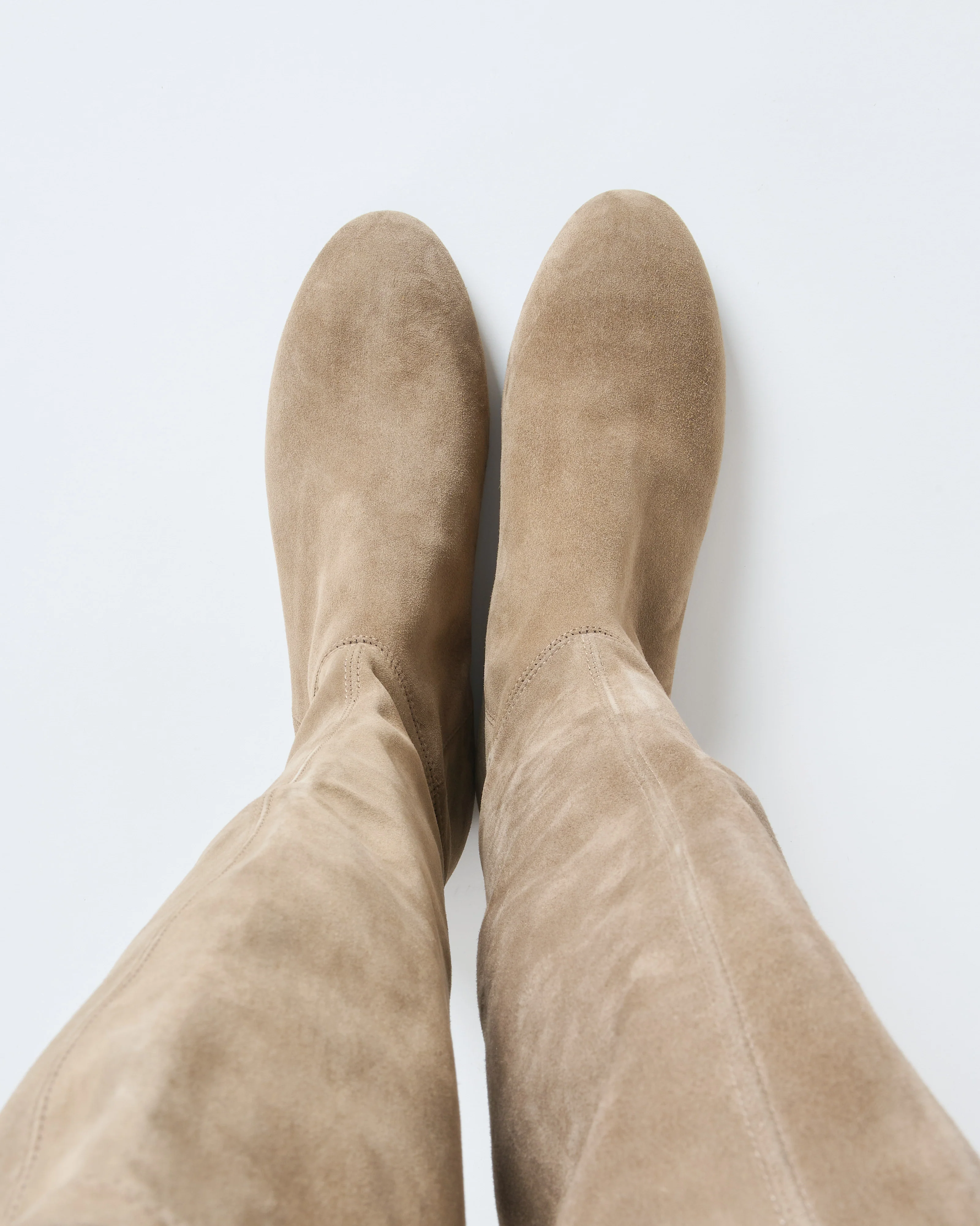 tall boot suede stretch w/ inner wedge - Image 4