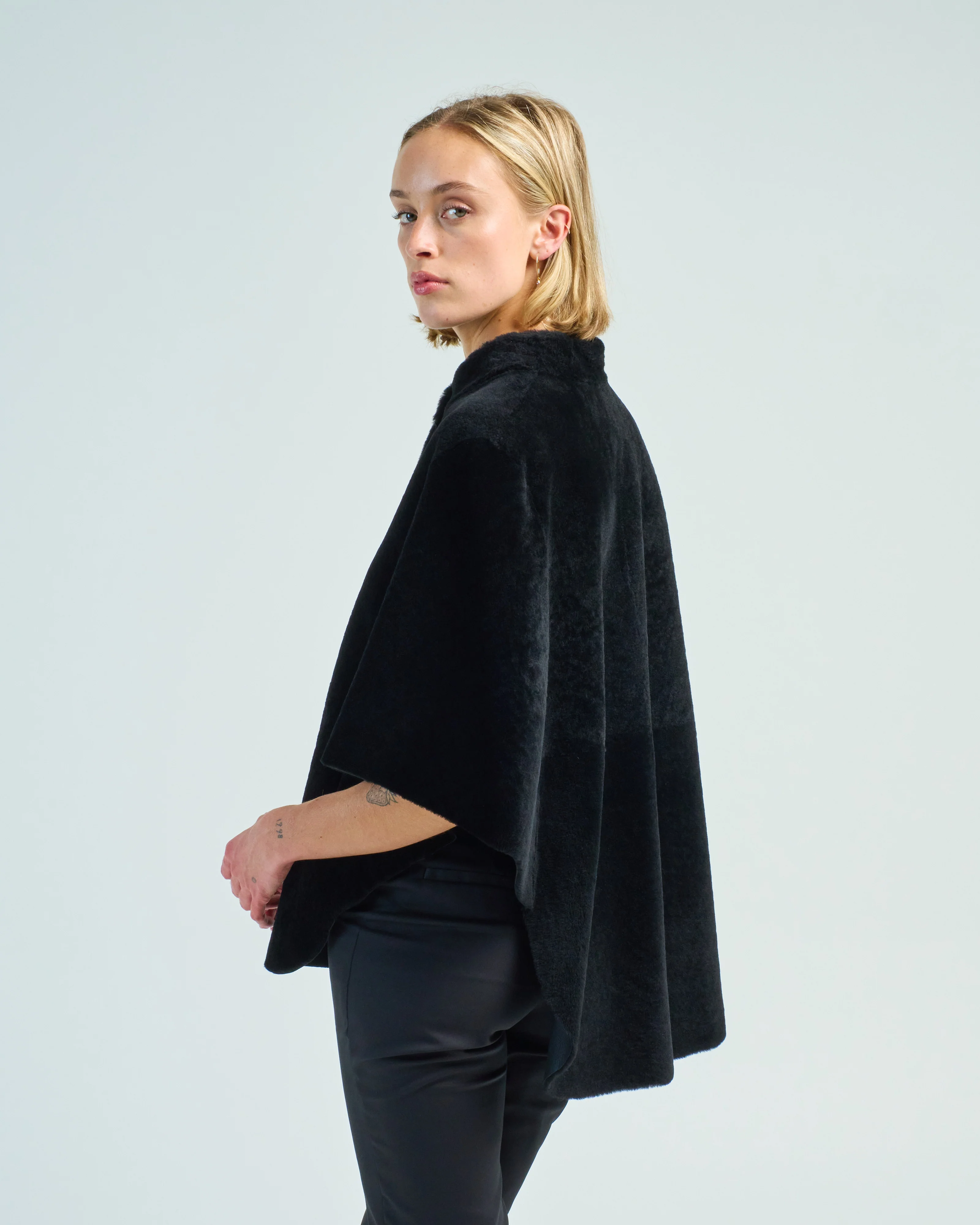 merino cape jacket - Image 5