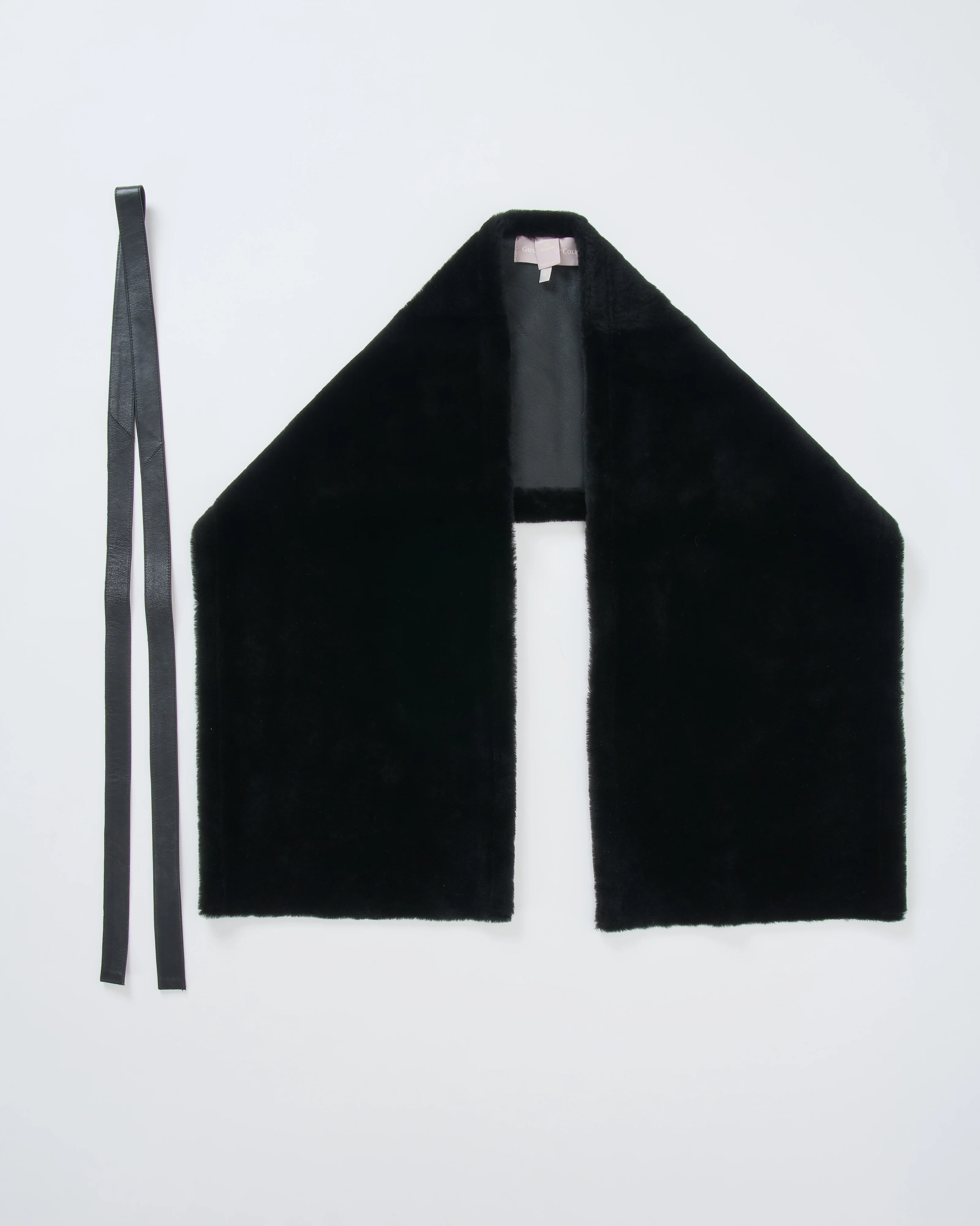 merino shearling belt scarf - Image 2