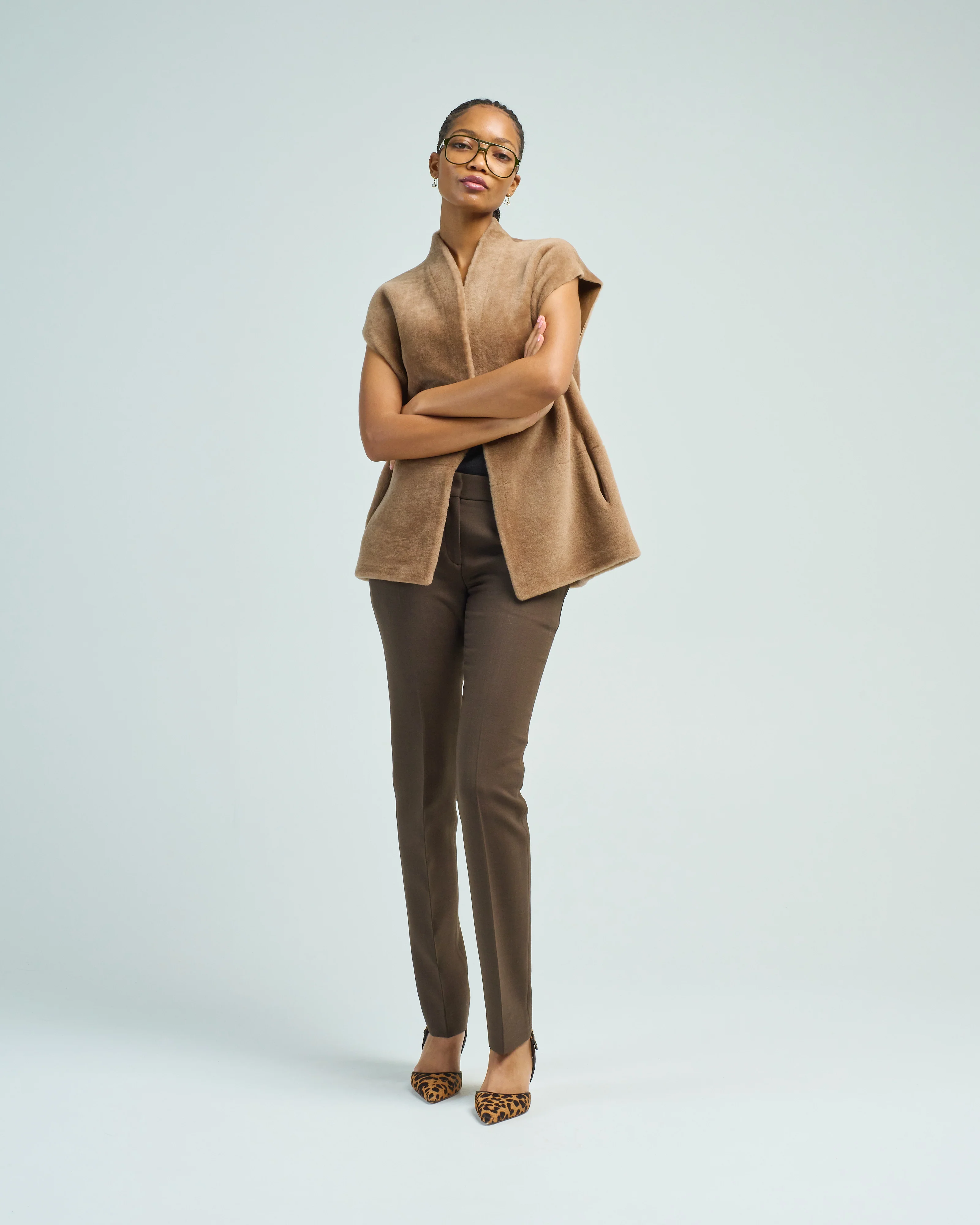 short boxy gilet - Image 3