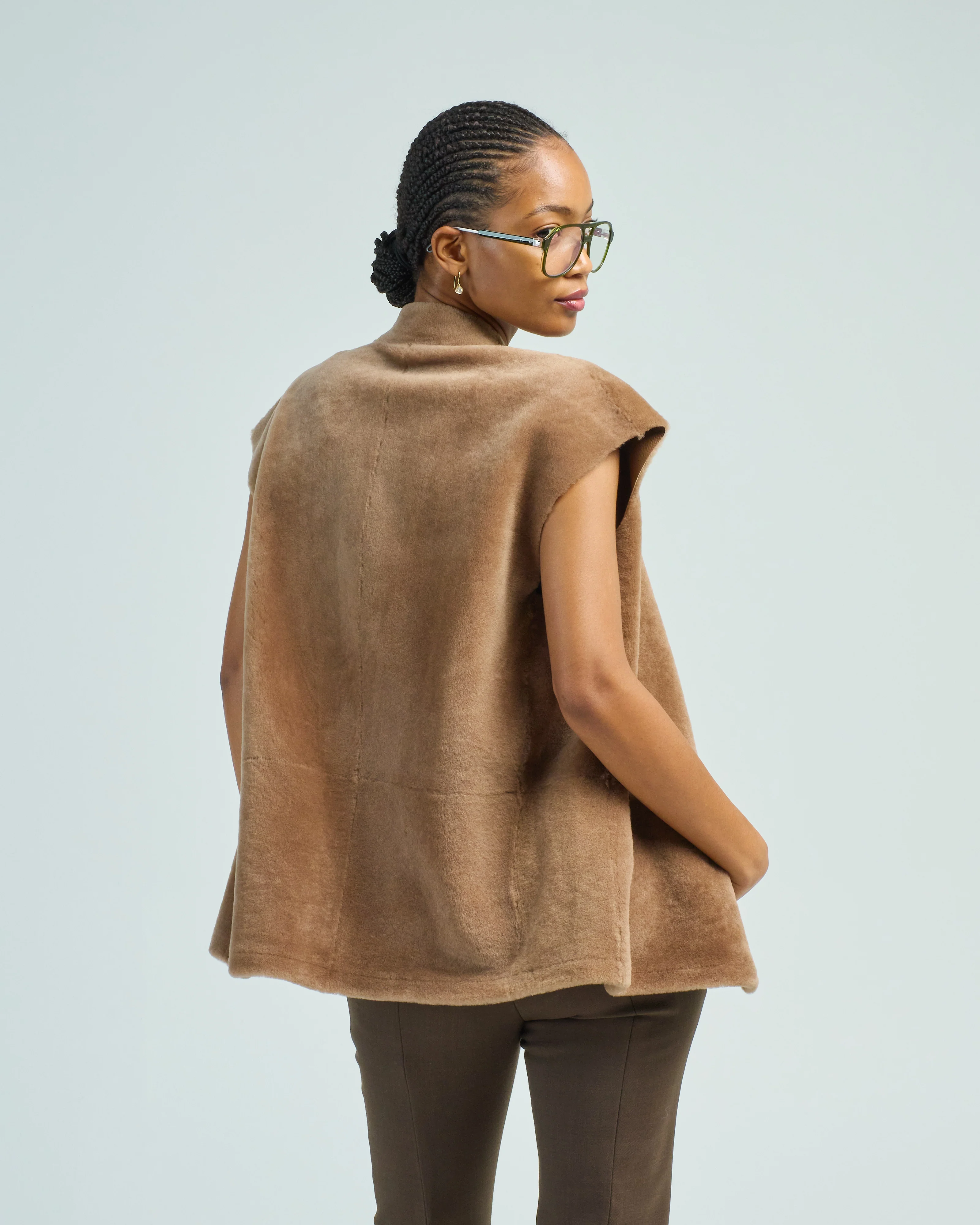 short boxy gilet - Image 5