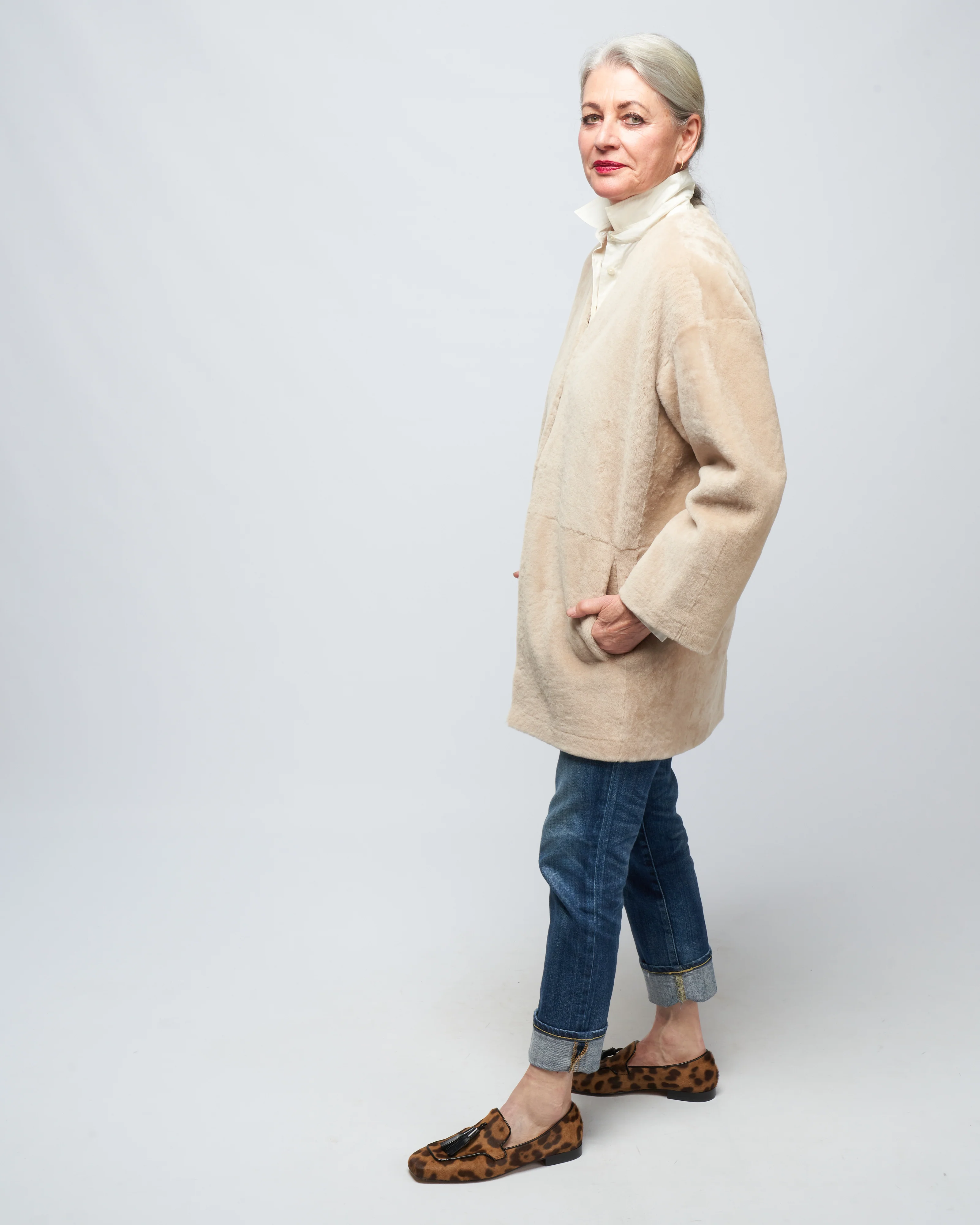v neck long cardigan - Image 2