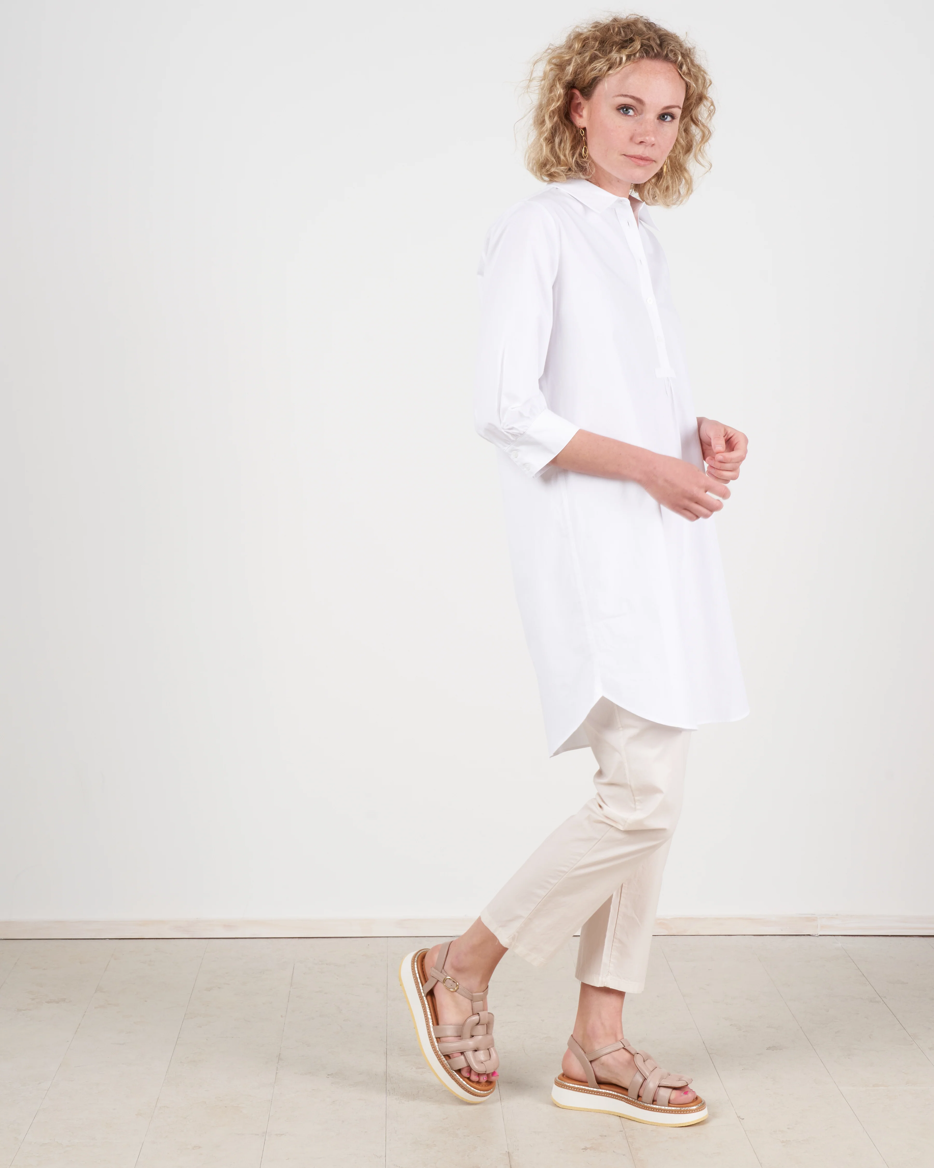 popover dress - white - Image 2