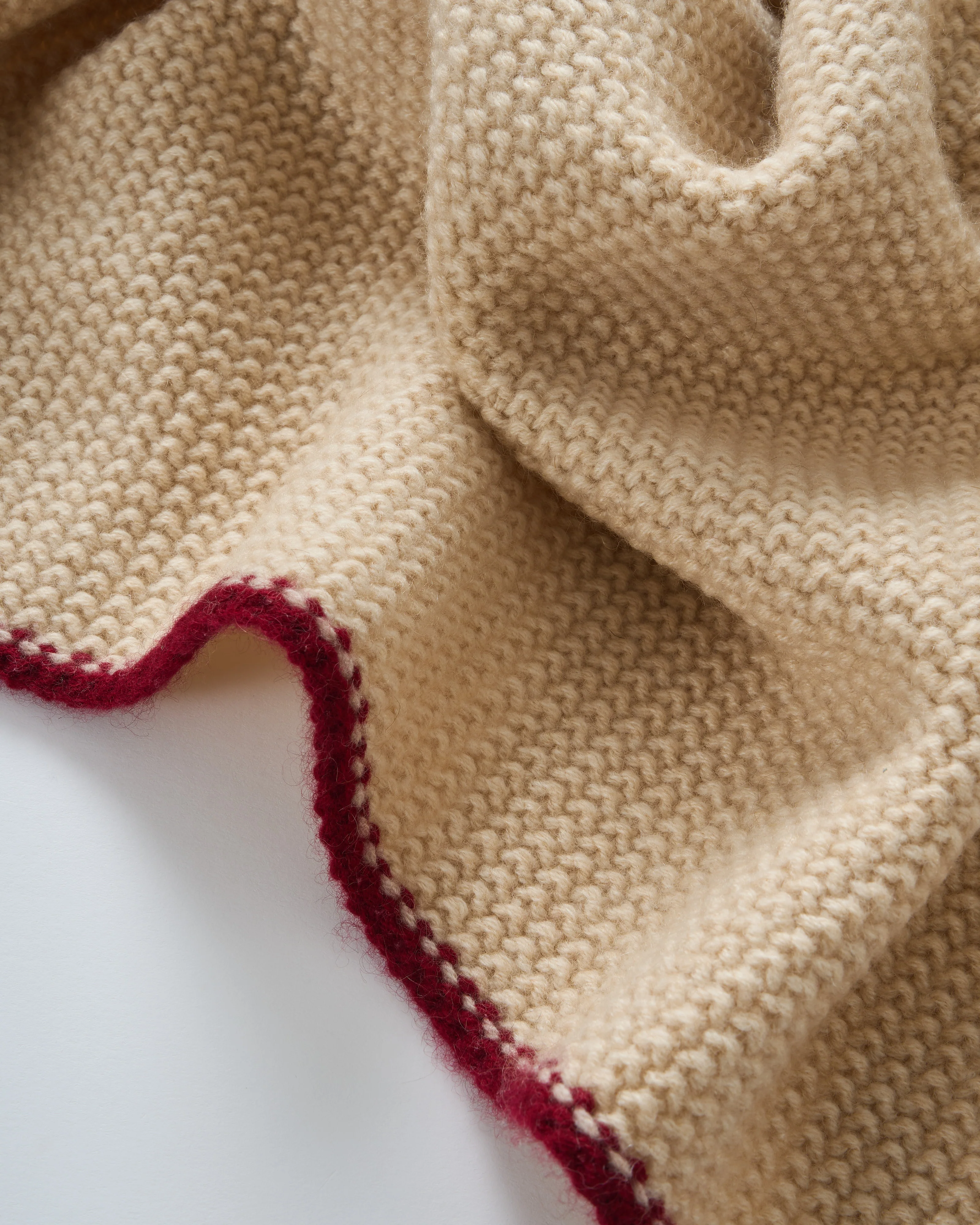 pique knit throw - Image 2