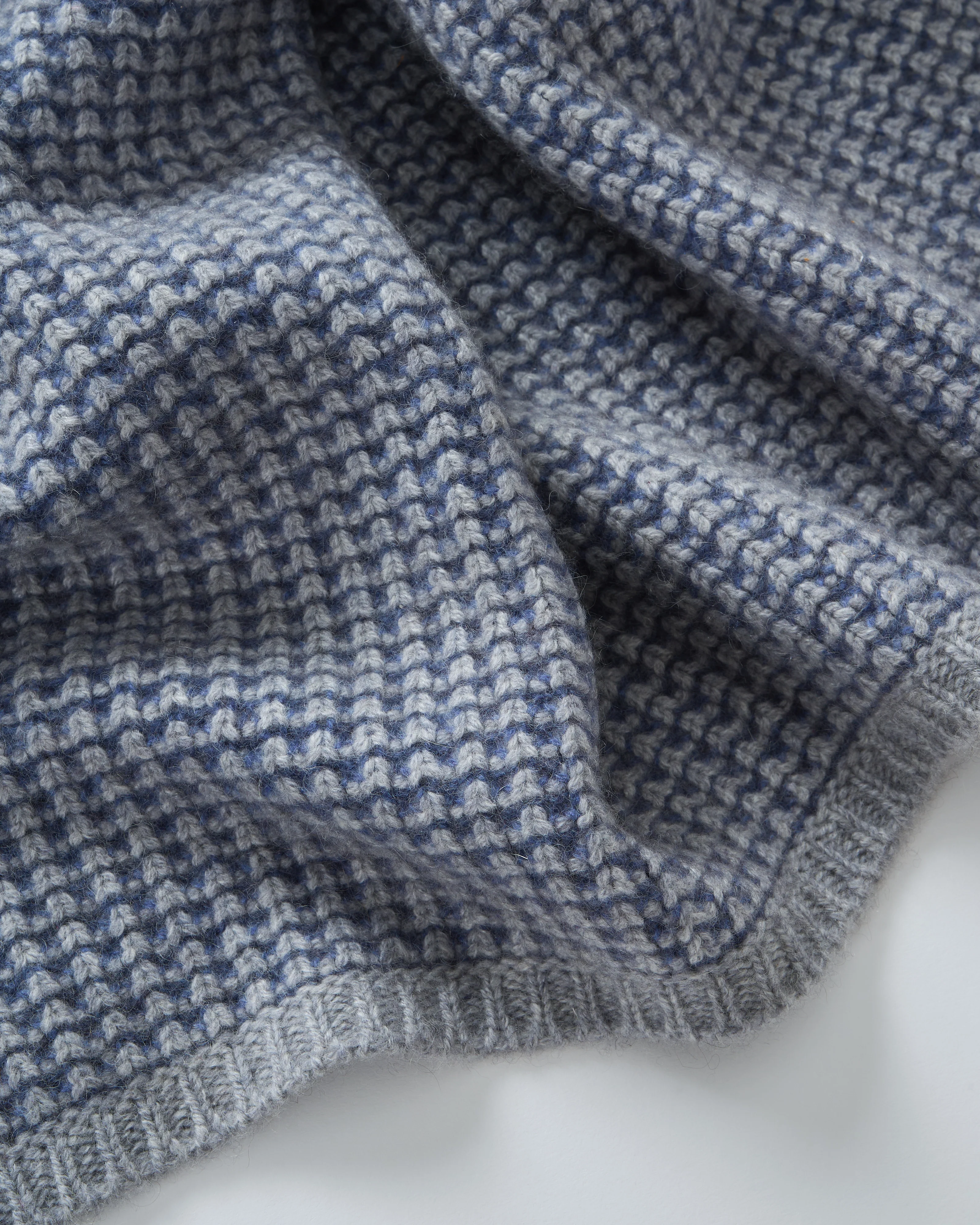 waffle knit cashmere throw - Image 2
