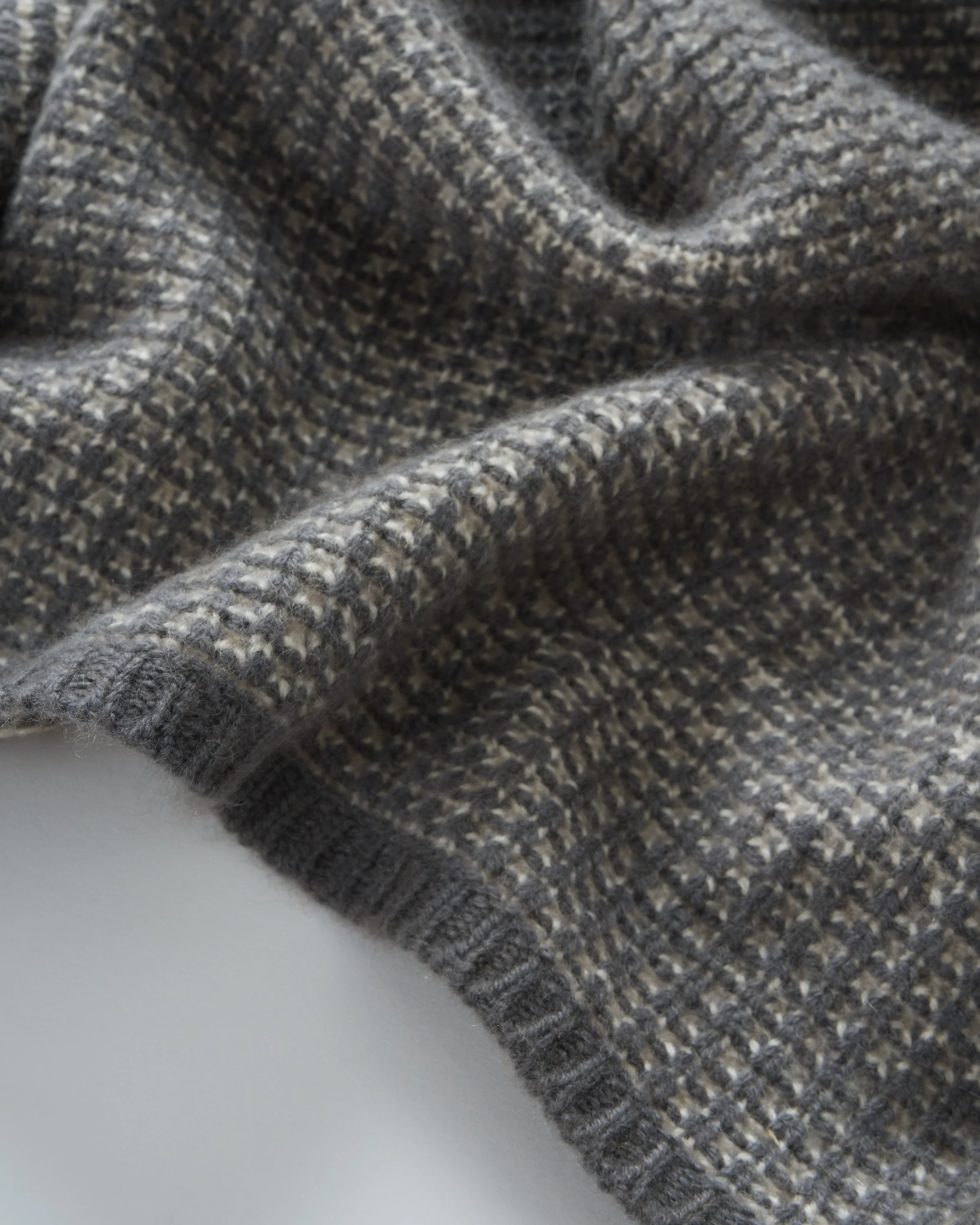 waffle knit cashmere throw - Image 2
